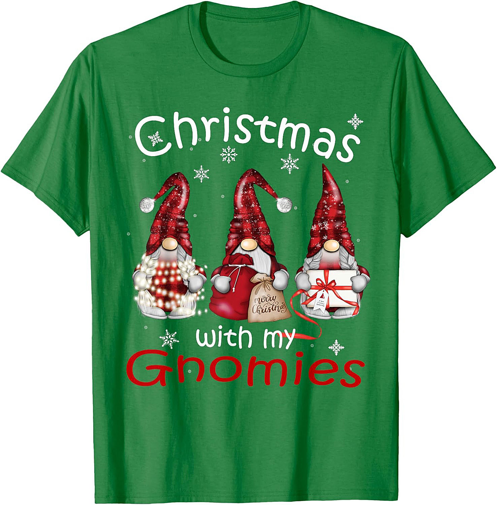 Funny Christmas Gnomes T-shirt Gnomies Graphic Tee