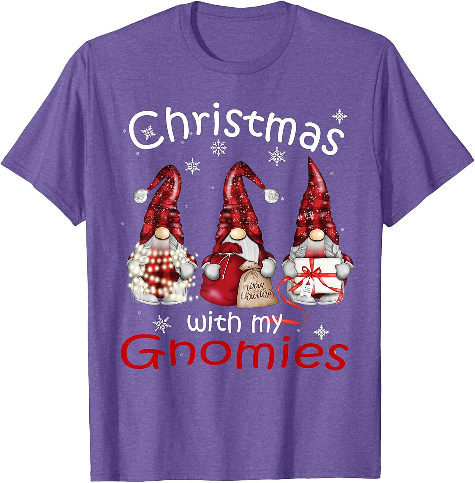 Funny Christmas Gnomes T-shirt Gnomies Graphic Tee