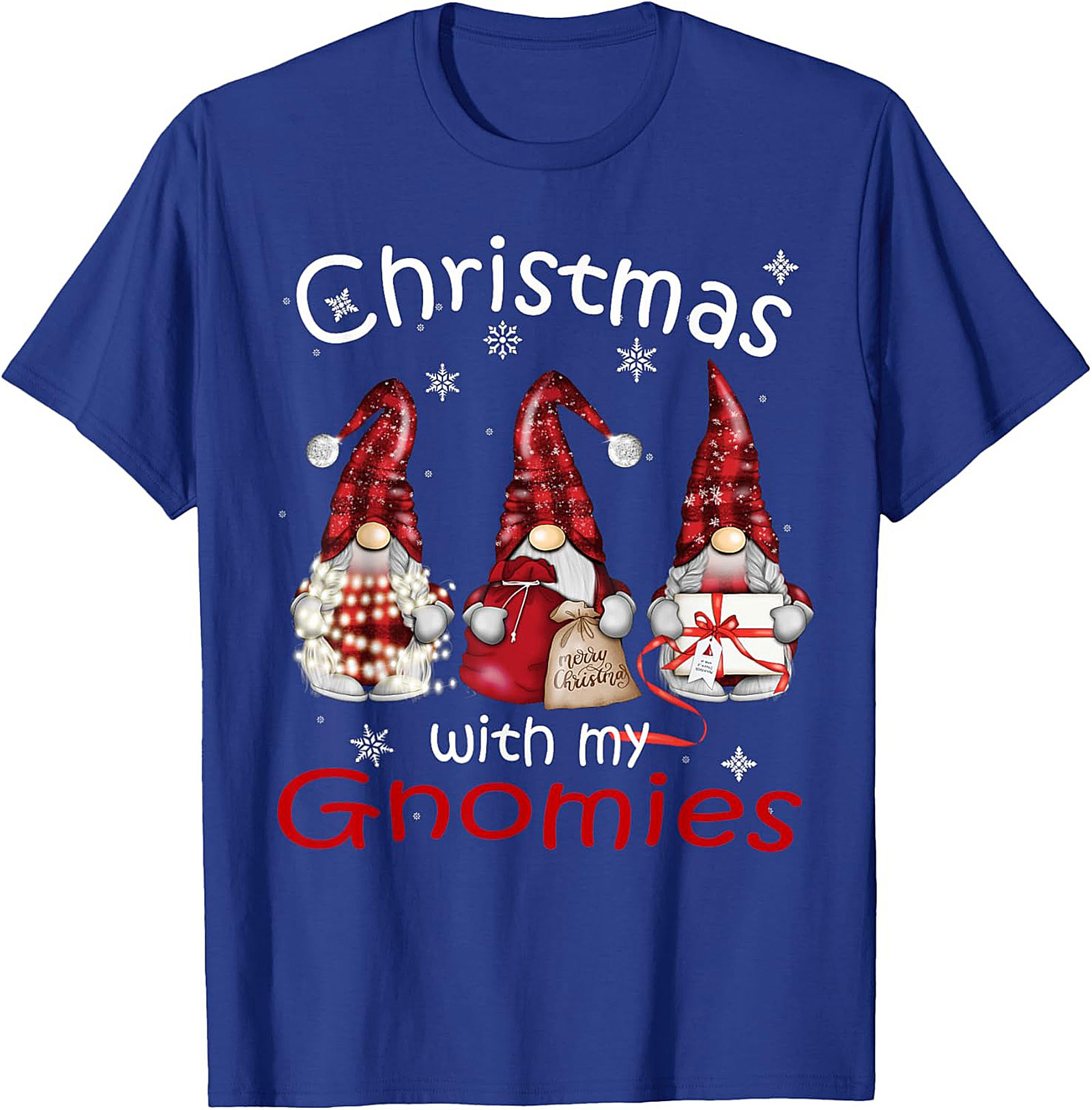 Funny Christmas Gnomes T-shirt Gnomies Graphic Tee