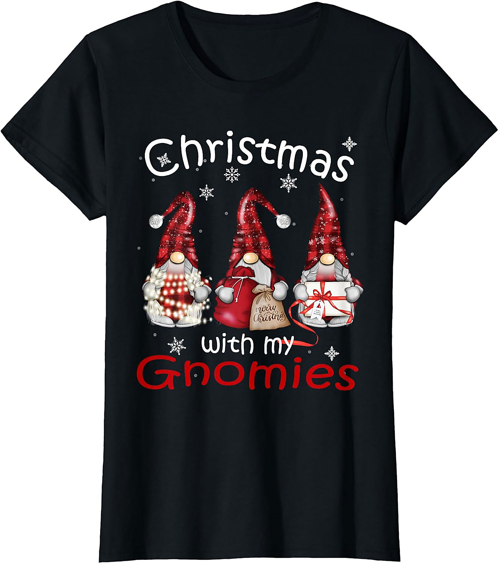 Funny Christmas Gnomes T-shirt Gnomies Graphic Tee