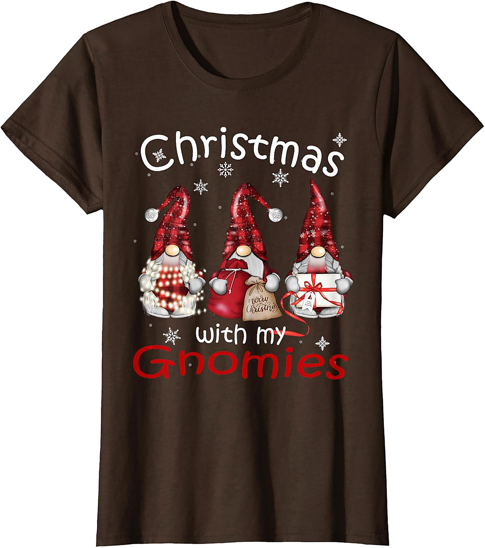 Funny Christmas Gnomes T-shirt Gnomies Graphic Tee