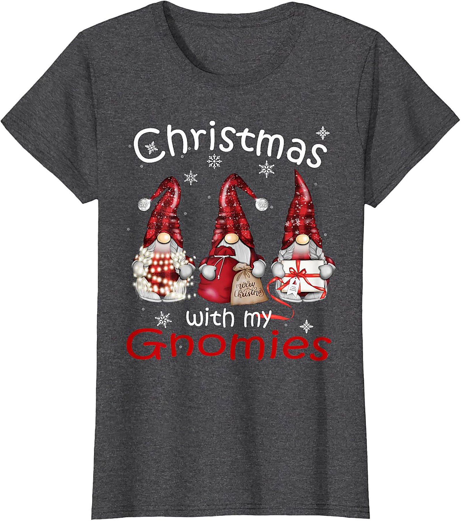 Funny Christmas Gnomes T-shirt Gnomies Graphic Tee