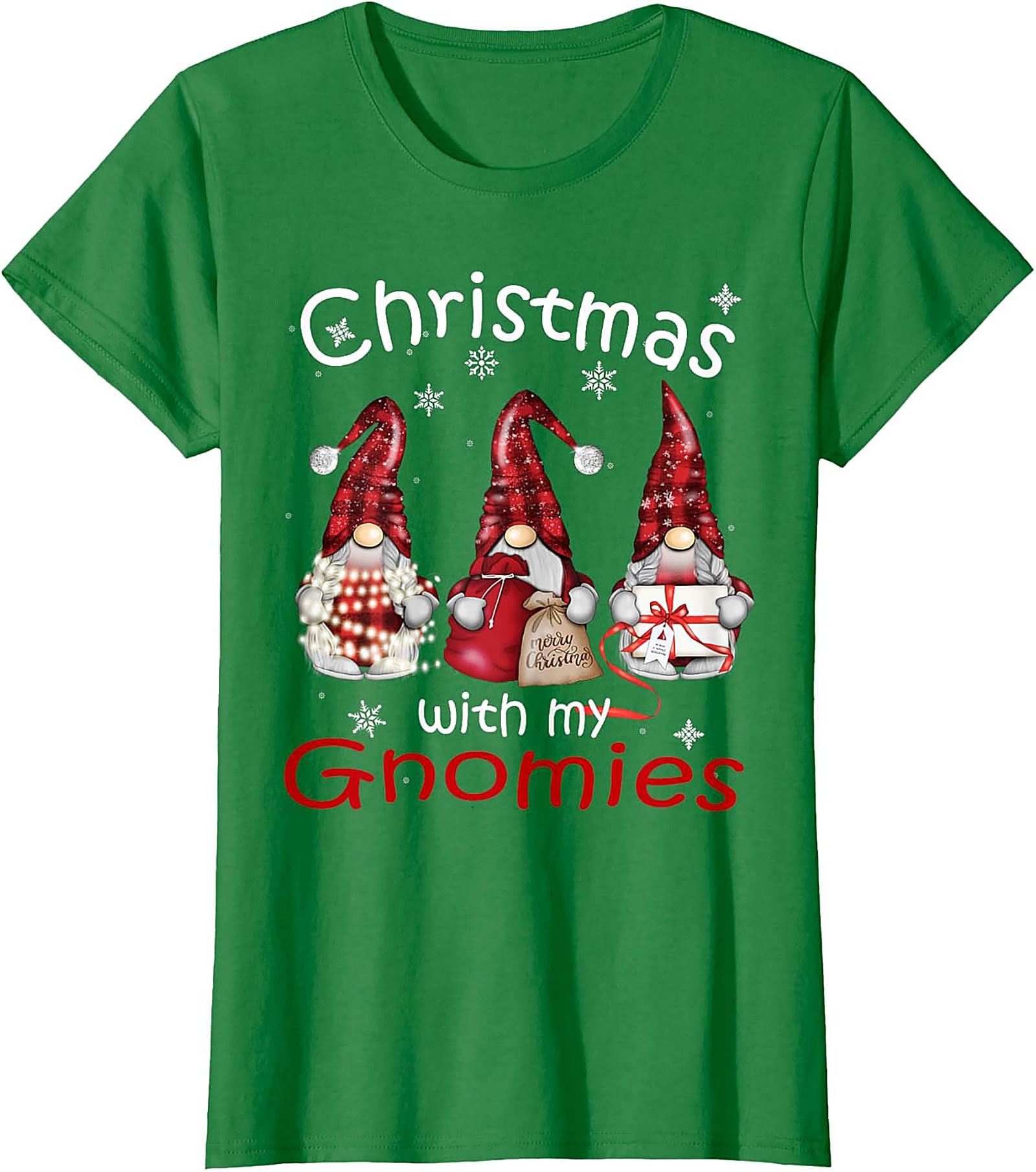 Funny Christmas Gnomes T-shirt Gnomies Graphic Tee
