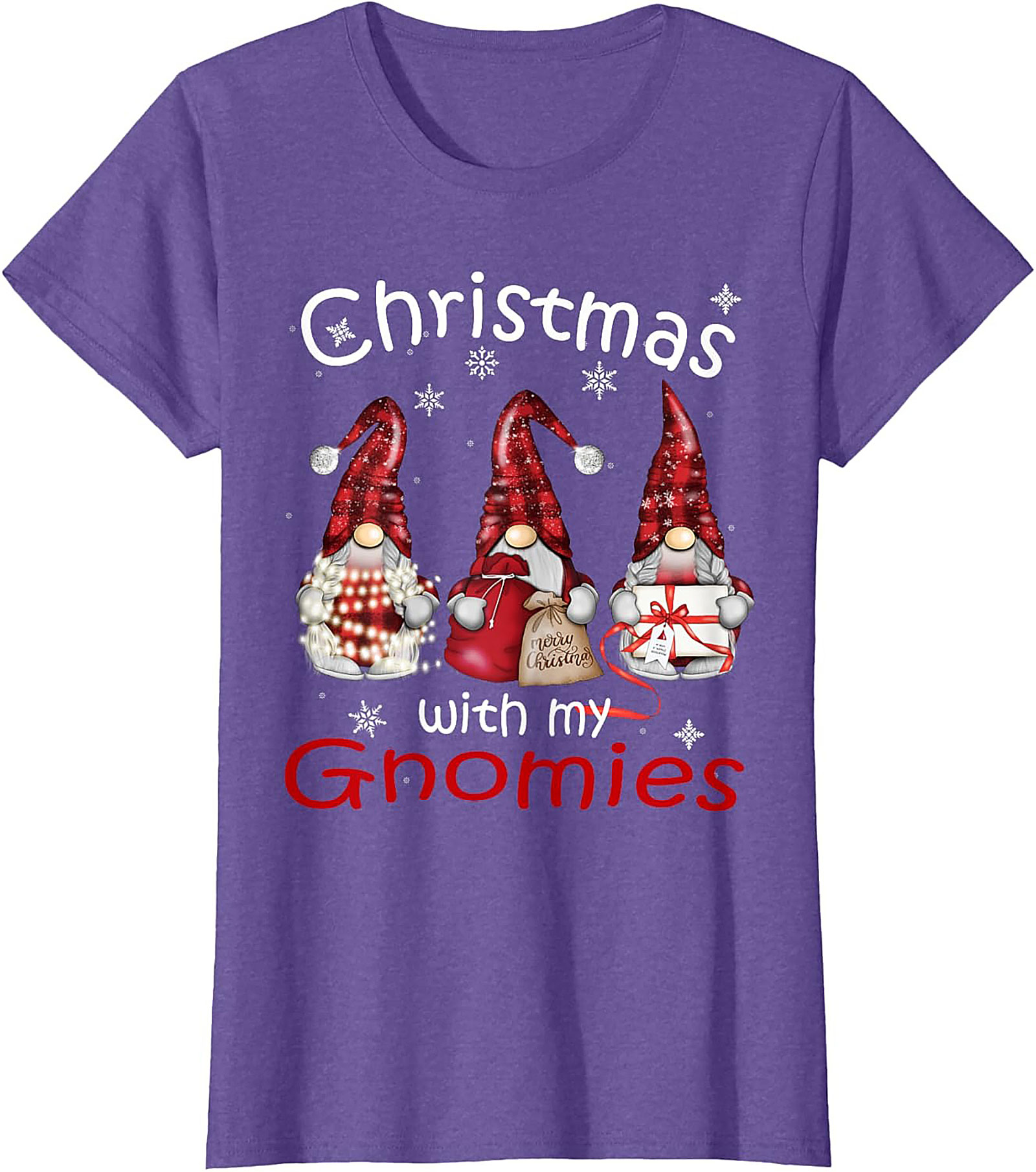 Funny Christmas Gnomes T-shirt Gnomies Graphic Tee