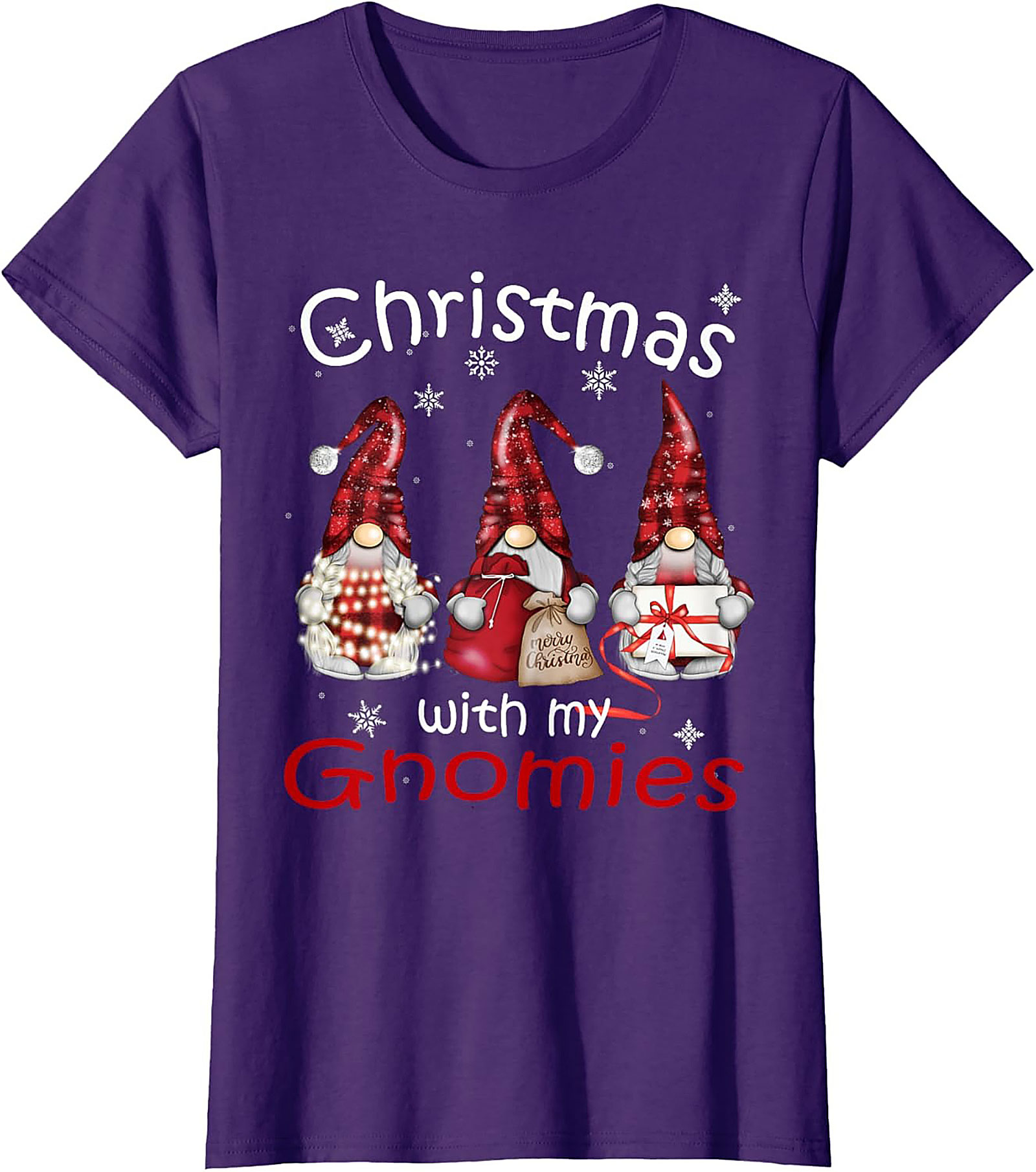 Funny Christmas Gnomes T-shirt Gnomies Graphic Tee