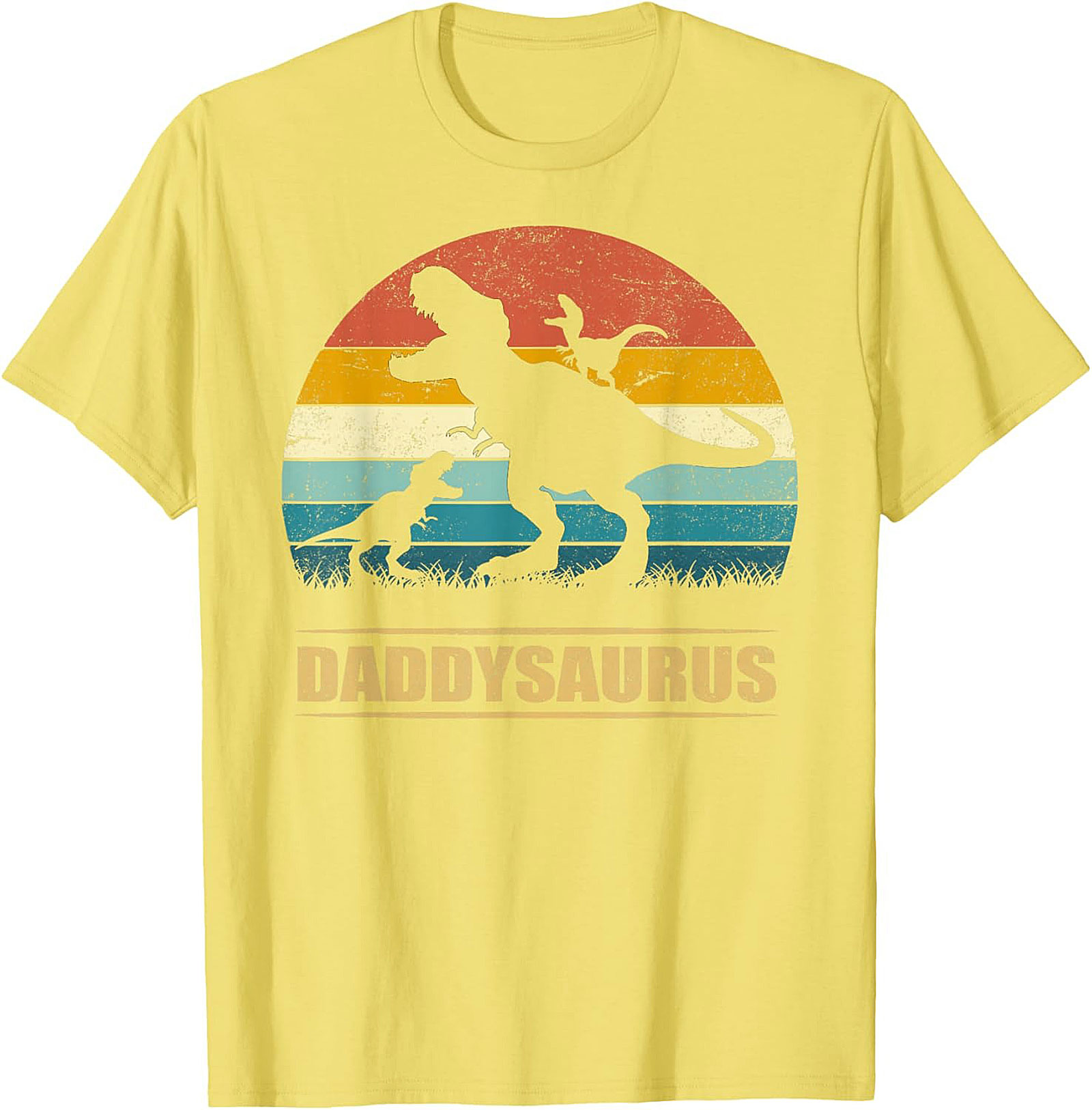 Daddysaurus T-shirt Funny Dinosaur Dad Graphic Tee