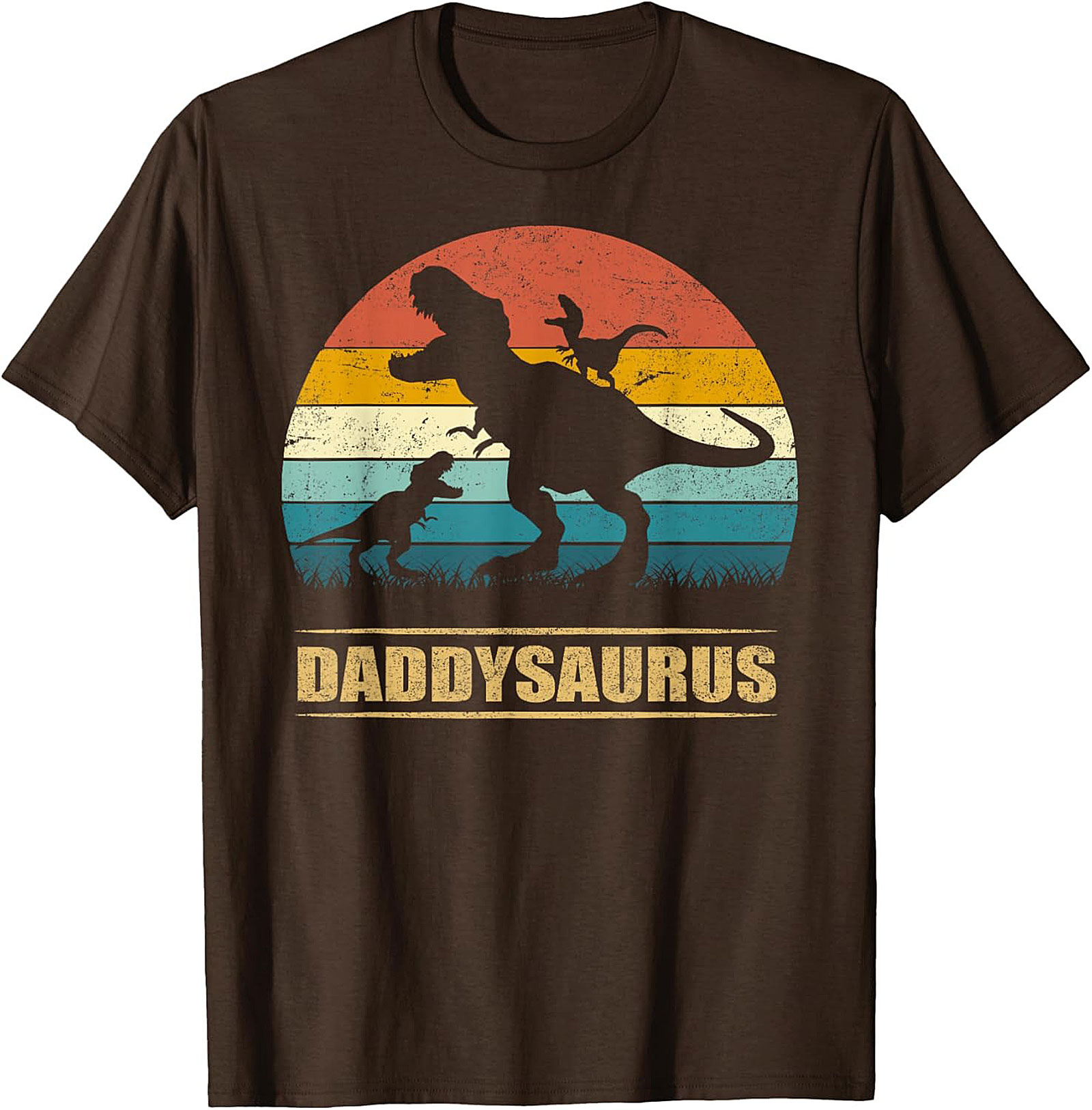 Daddysaurus T-shirt Funny Dinosaur Dad Graphic Tee