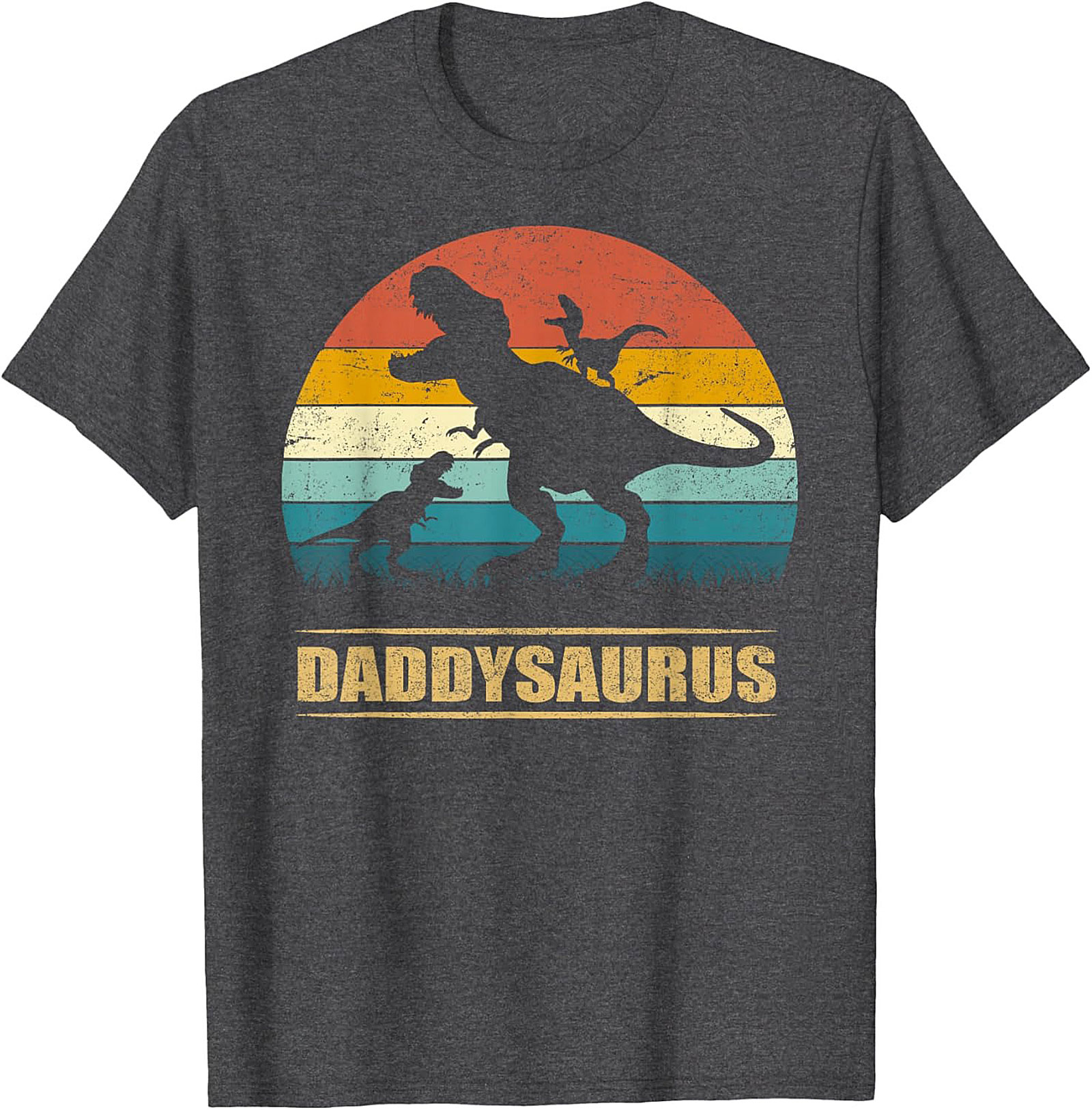 Daddysaurus T-shirt Funny Dinosaur Dad Graphic Tee