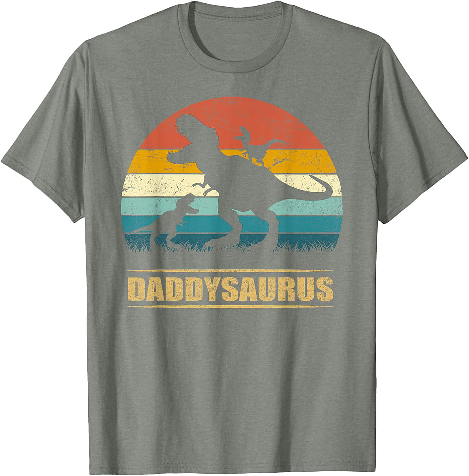 Daddysaurus T-shirt Funny Dinosaur Dad Graphic Tee