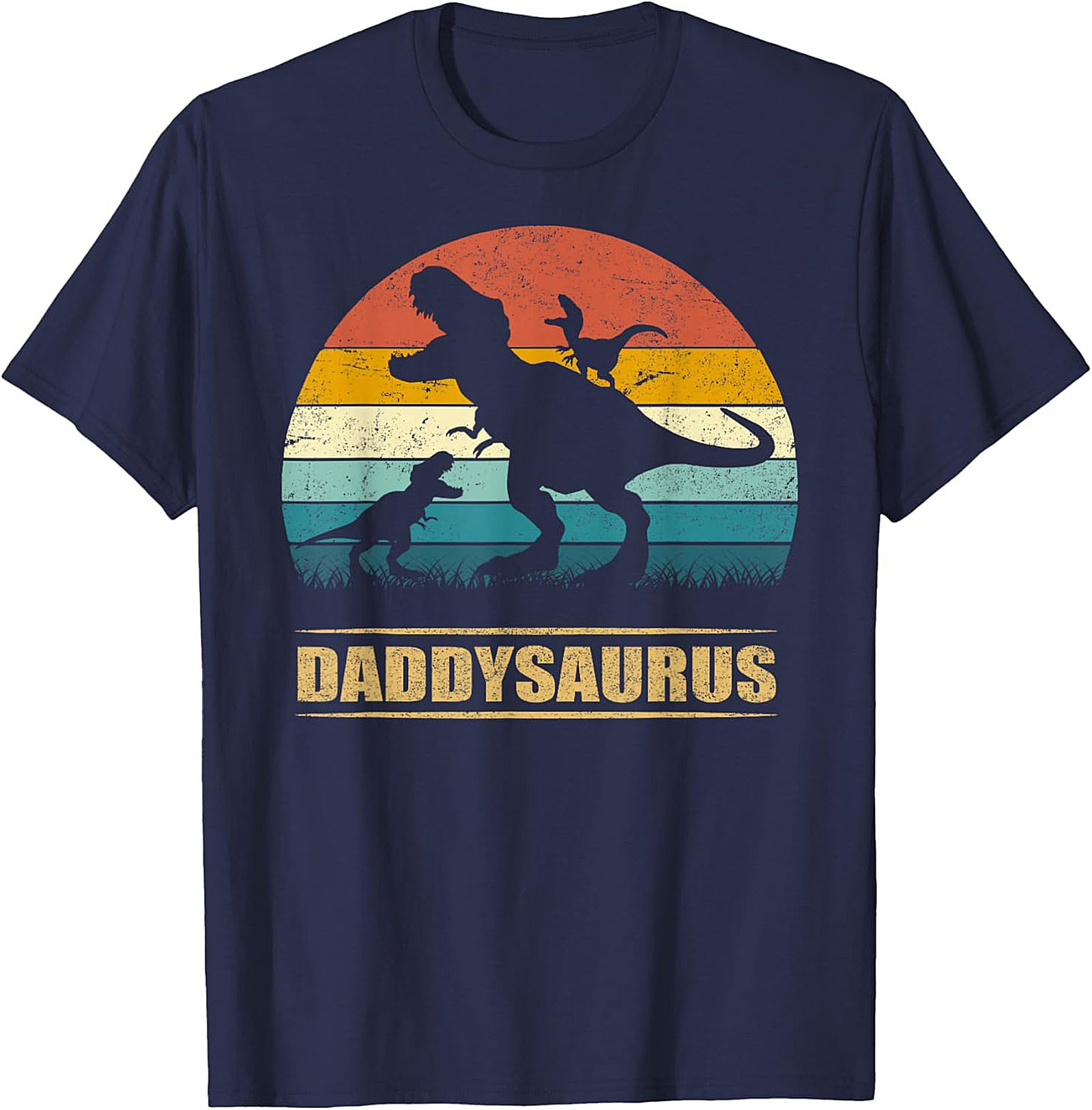 Daddysaurus T-shirt Funny Dinosaur Dad Graphic Tee