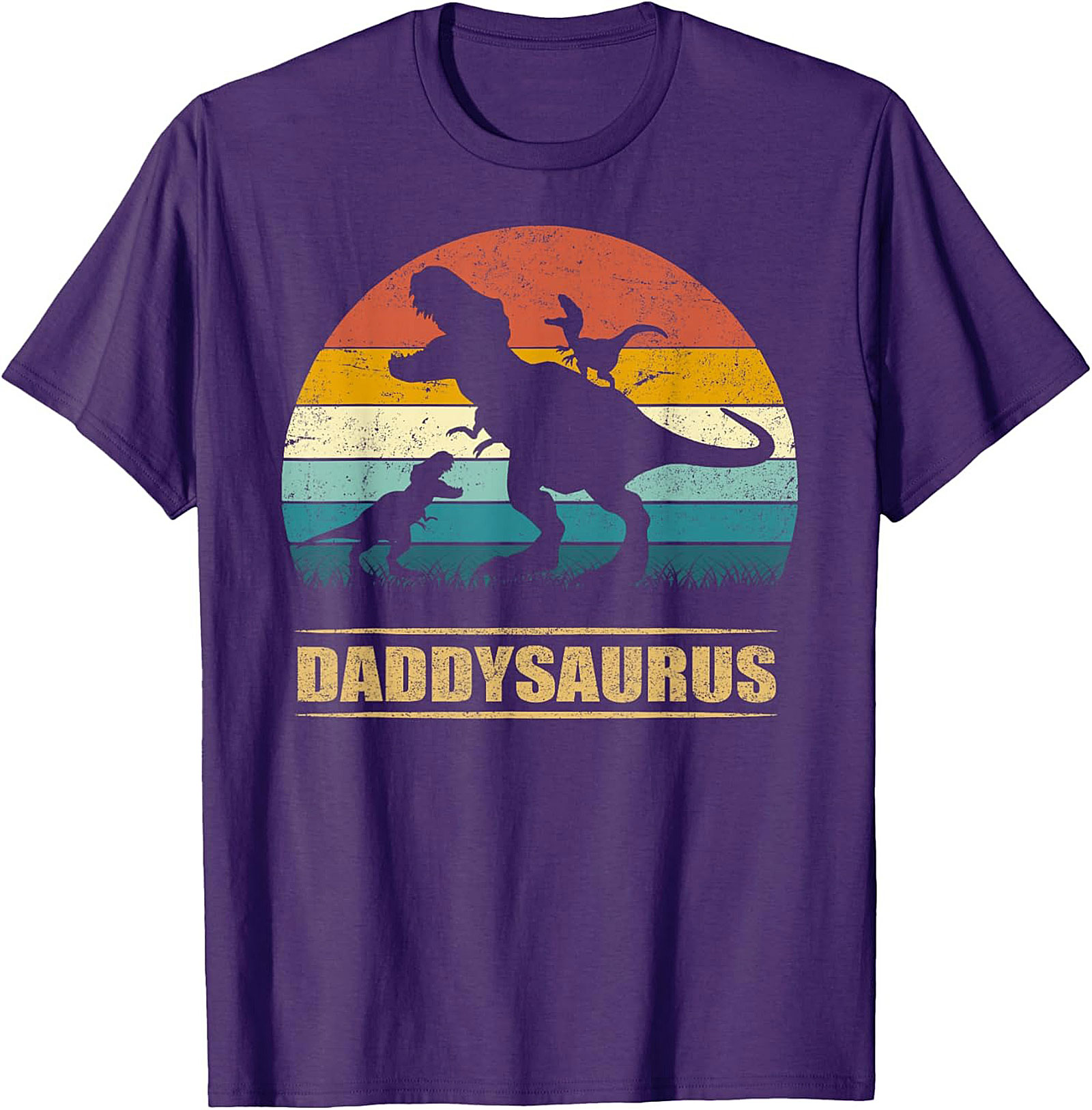 Daddysaurus T-shirt Funny Dinosaur Dad Graphic Tee