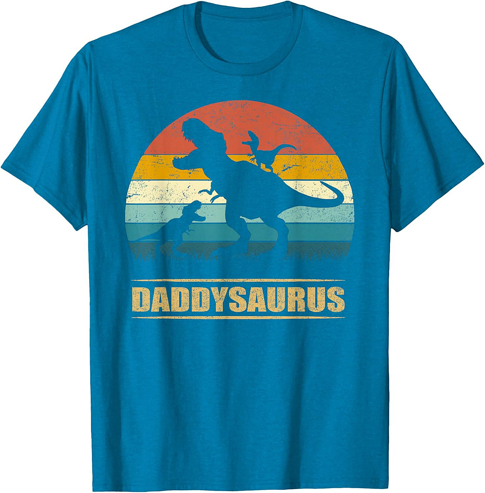 Daddysaurus T-shirt Funny Dinosaur Dad Graphic Tee