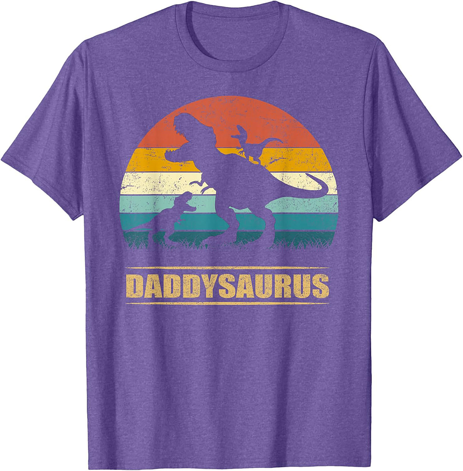 Daddysaurus T-shirt Funny Dinosaur Dad Graphic Tee