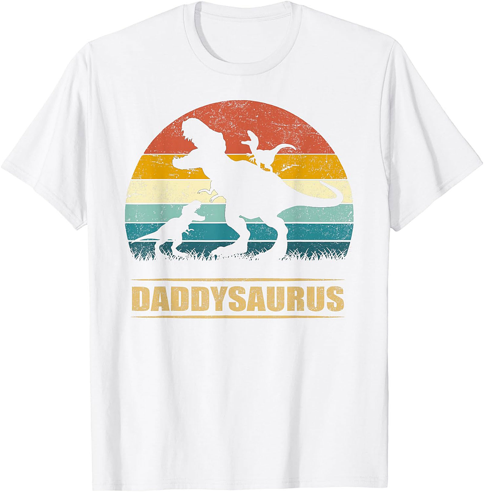 Daddysaurus T-shirt Funny Dinosaur Dad Graphic Tee