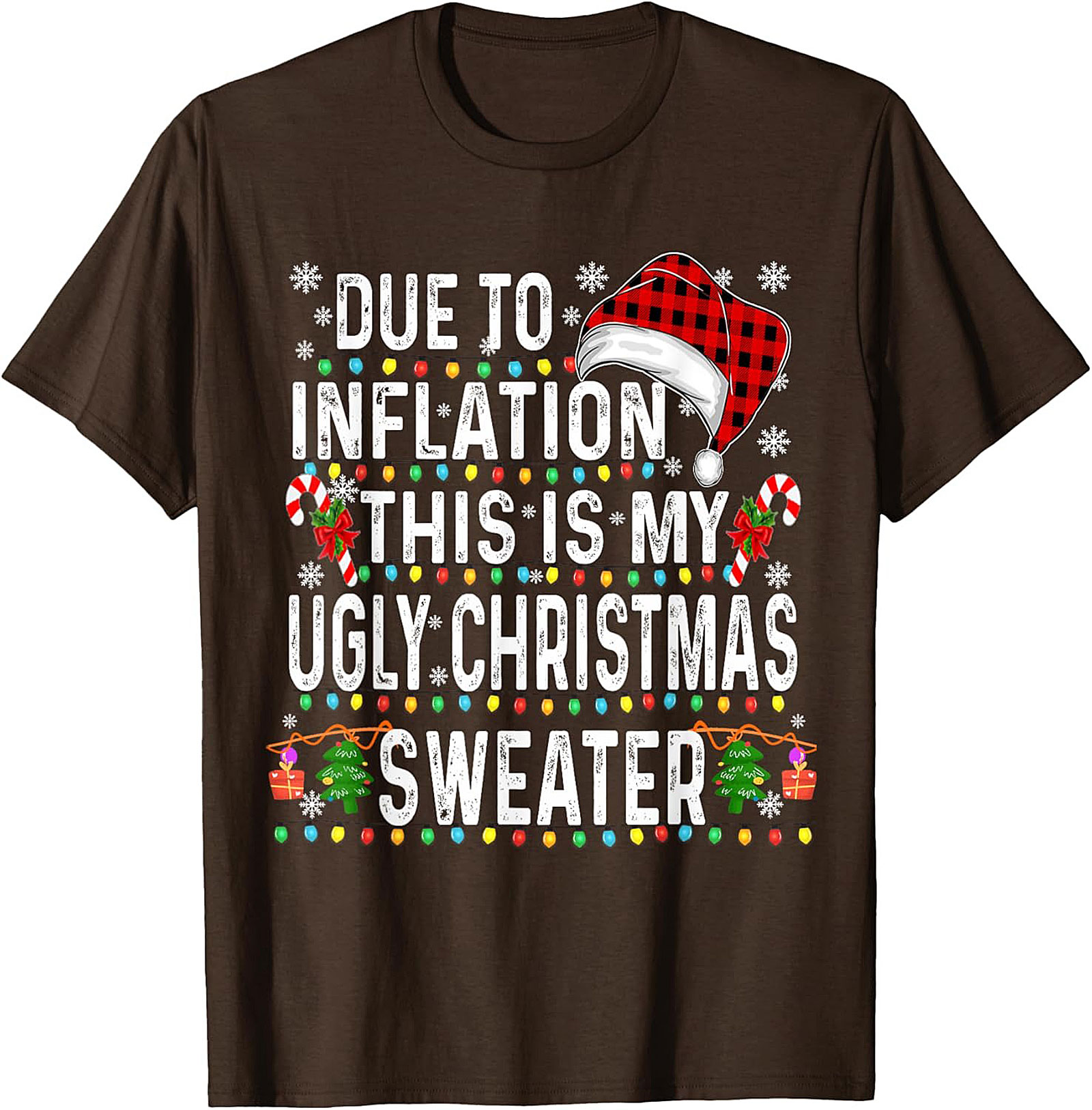 Funny Inflation Christmas T-Shirt Family Christmas 