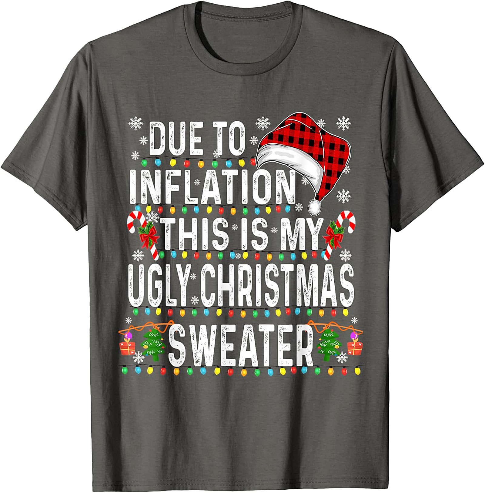 Funny Inflation Christmas T-Shirt Family Christmas 