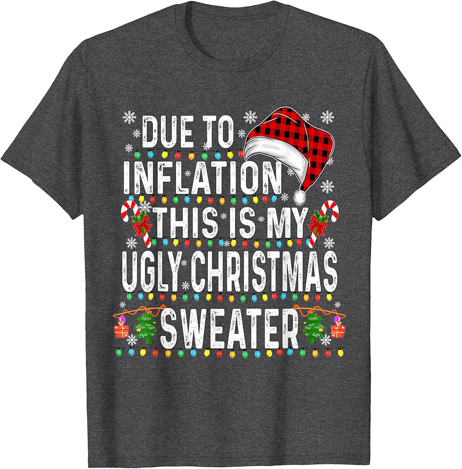 Funny Inflation Christmas T-Shirt Family Christmas 
