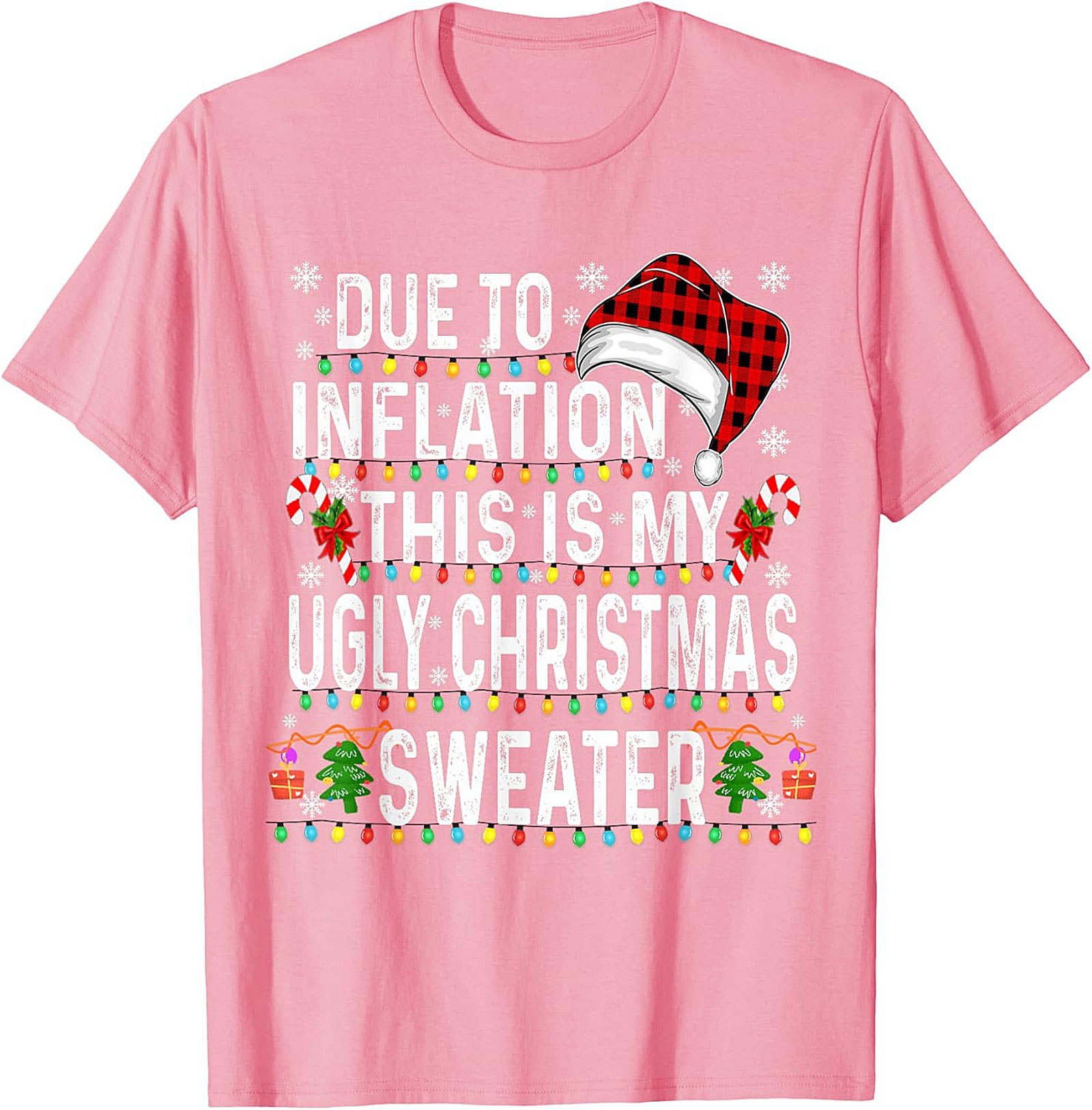 Funny Inflation Christmas T-Shirt Family Christmas 