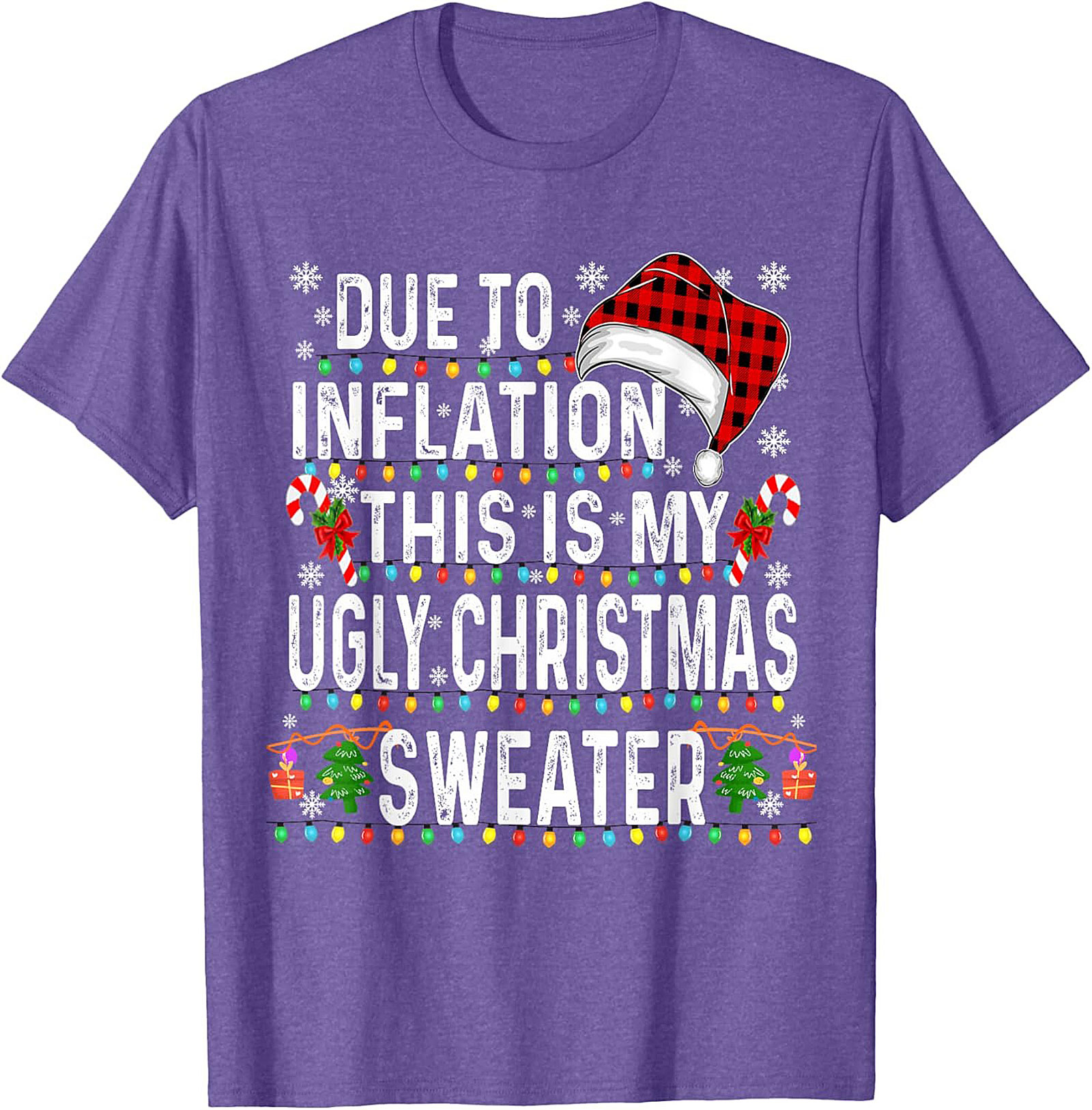 Funny Inflation Christmas T-Shirt Family Christmas 