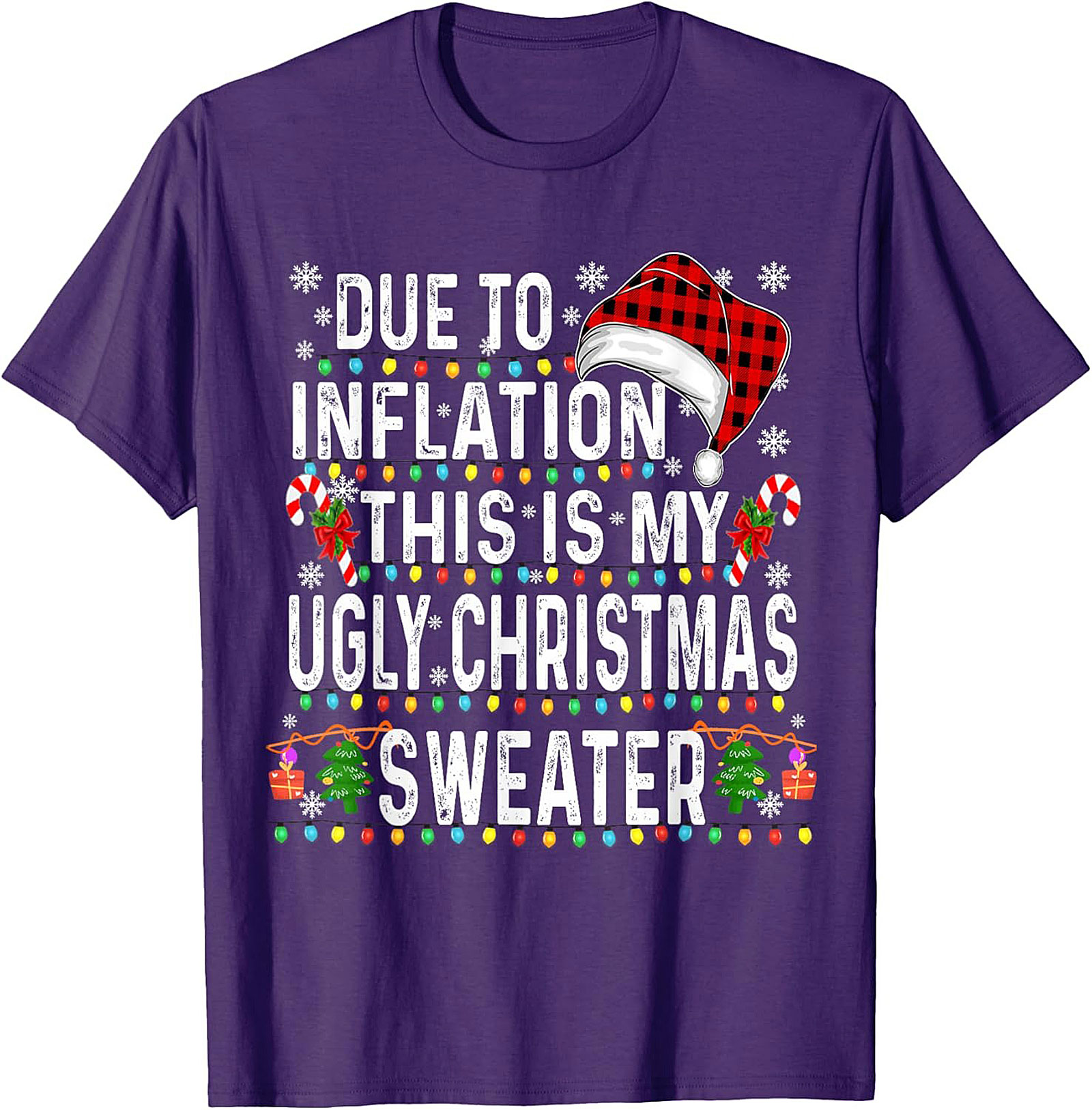 Funny Inflation Christmas T-Shirt Family Christmas 