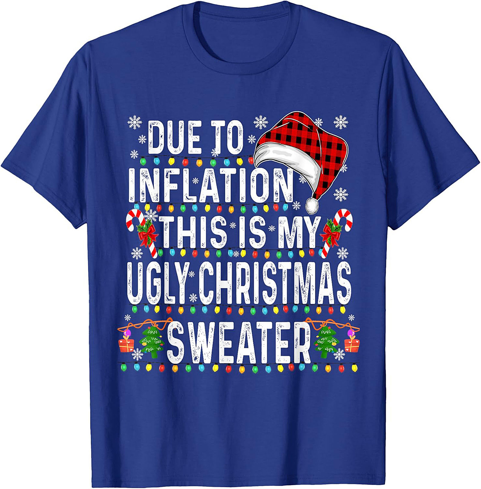 Funny Inflation Christmas T-Shirt Family Christmas 