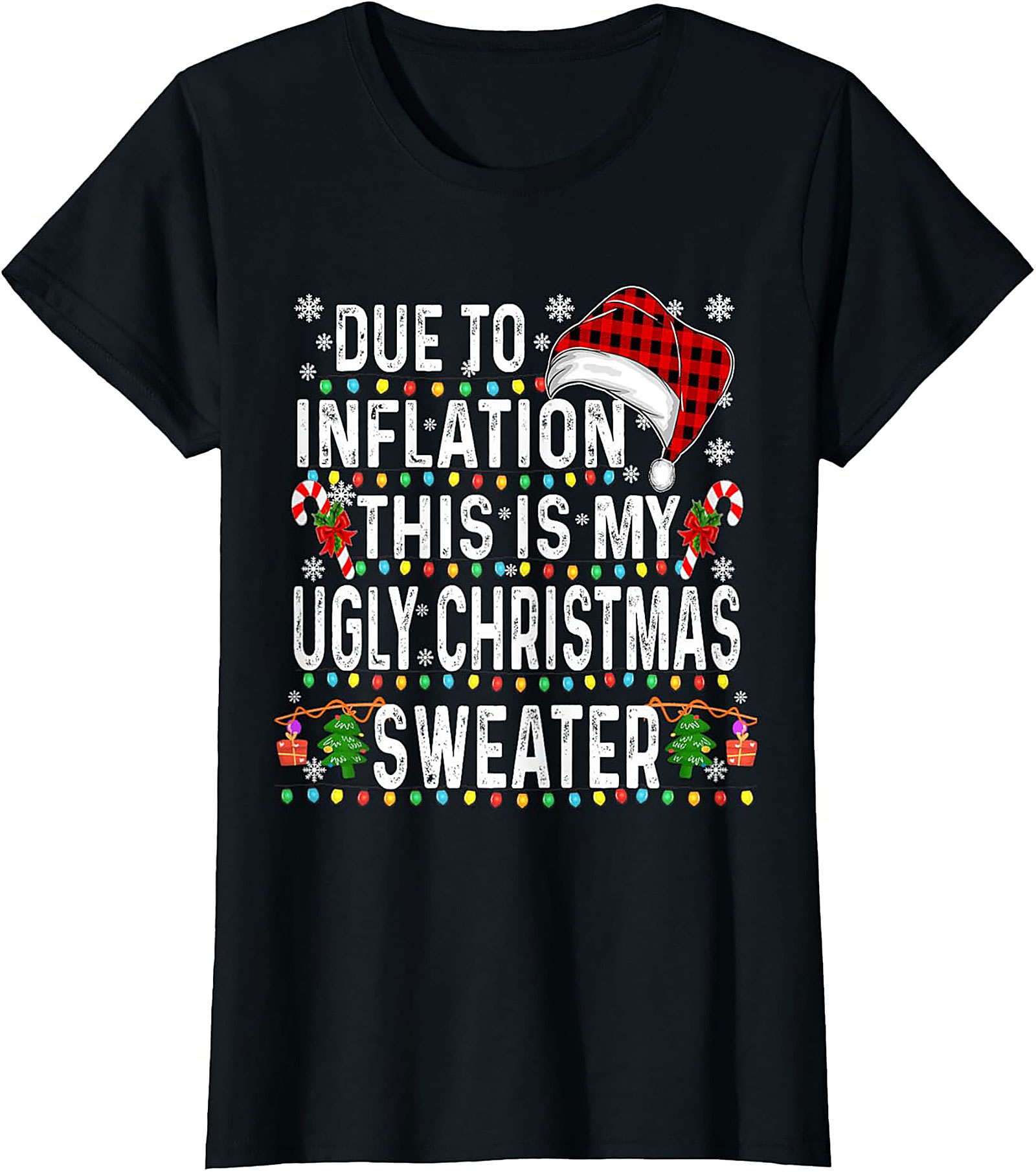 Funny Inflation Christmas T-Shirt Family Christmas 