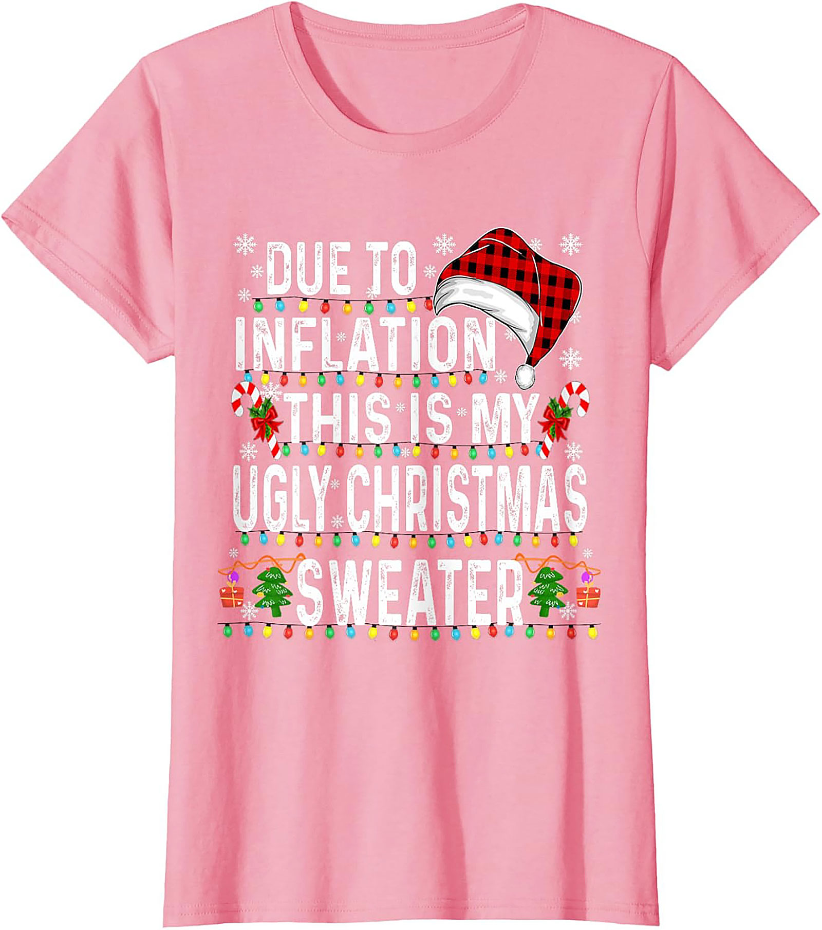 Funny Inflation Christmas T-Shirt Family Christmas 