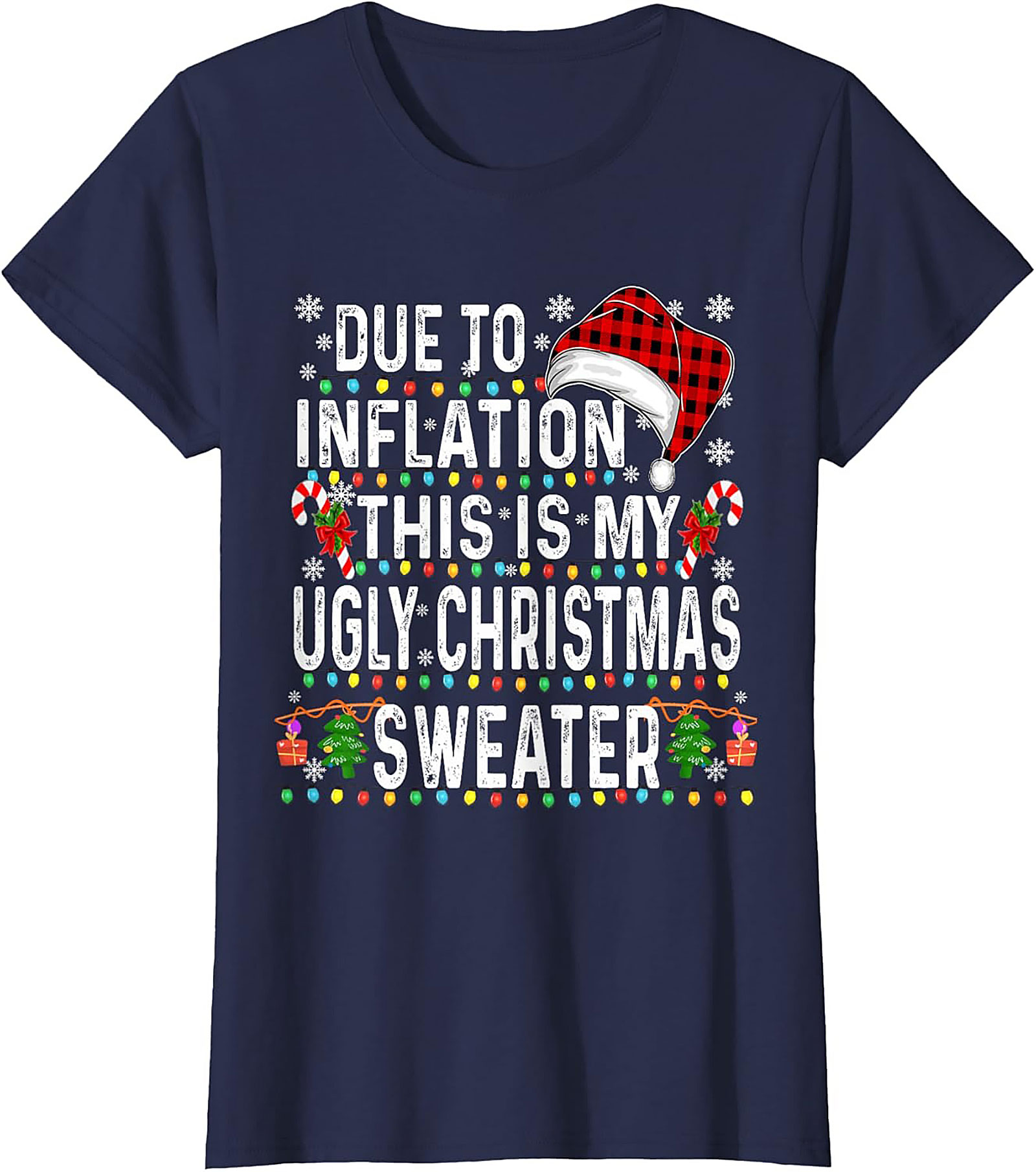 Funny Inflation Christmas T-Shirt Family Christmas 