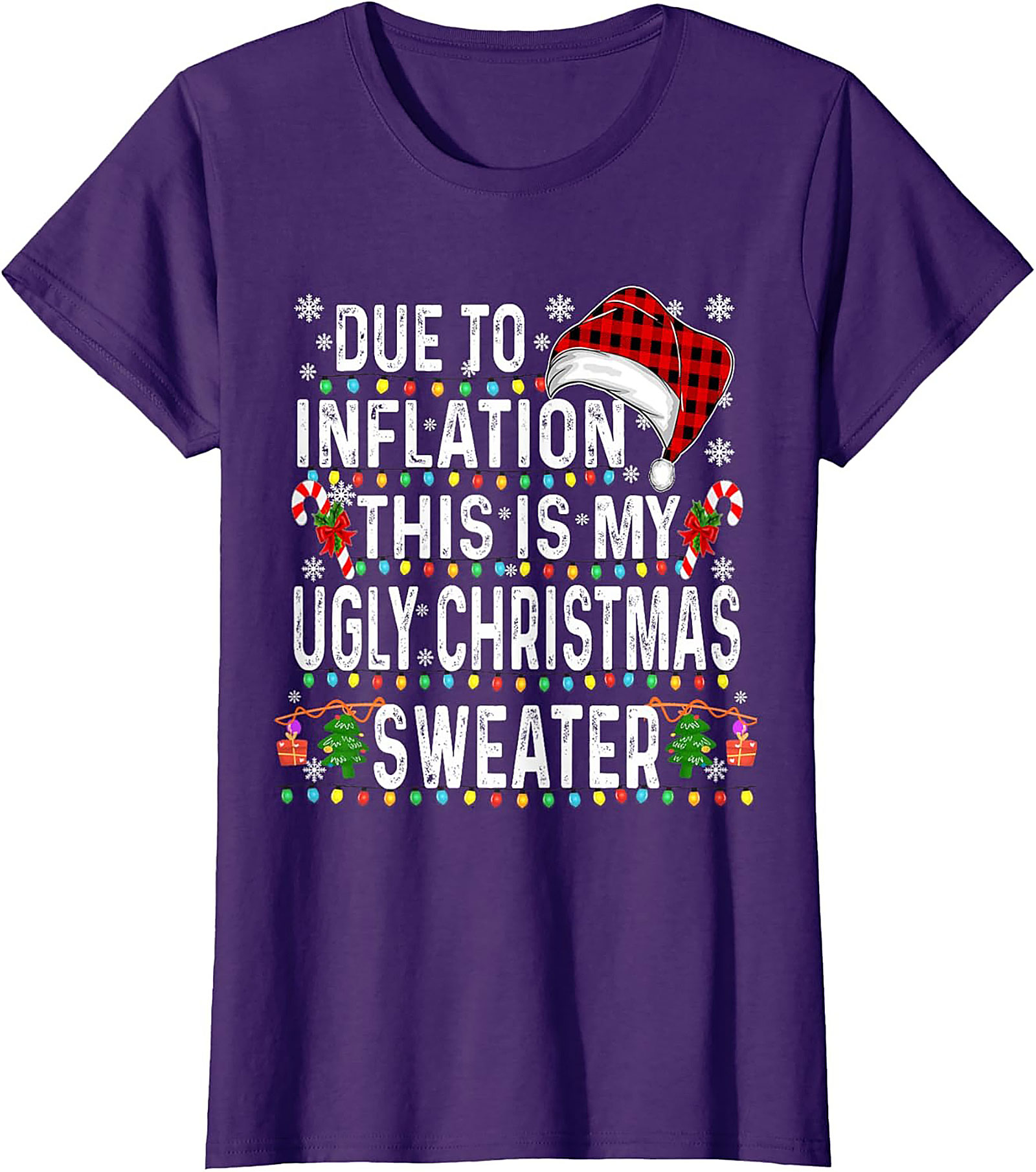 Funny Inflation Christmas T-Shirt Family Christmas 