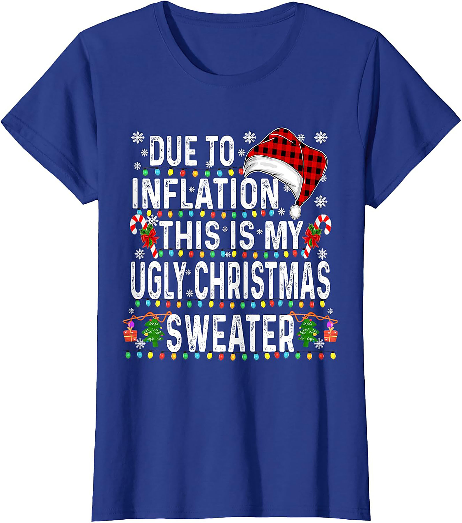 Funny Inflation Christmas T-Shirt Family Christmas 