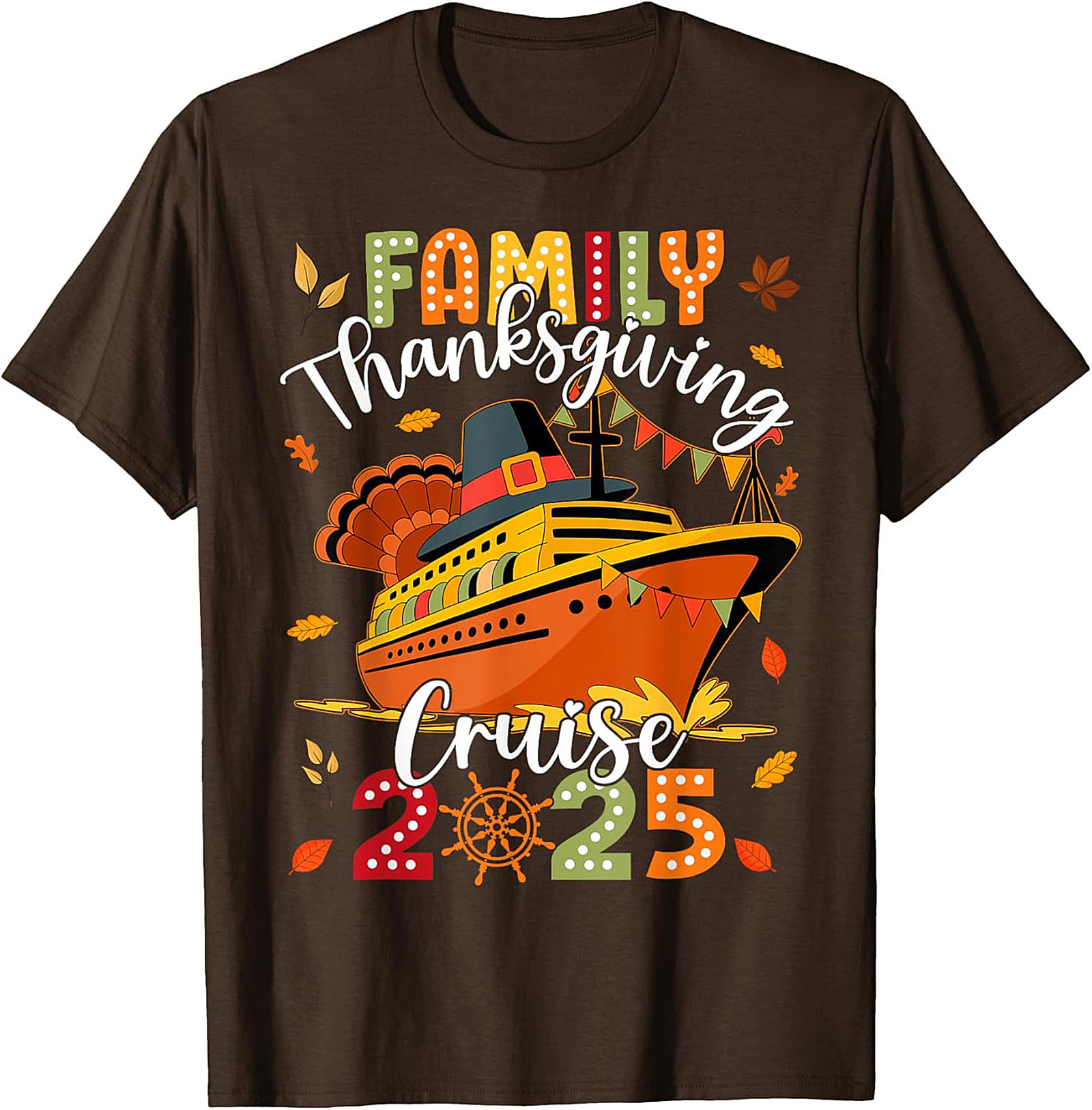 2025 Thanksgiving Cruise T-Shirt | Family Graphic Tee