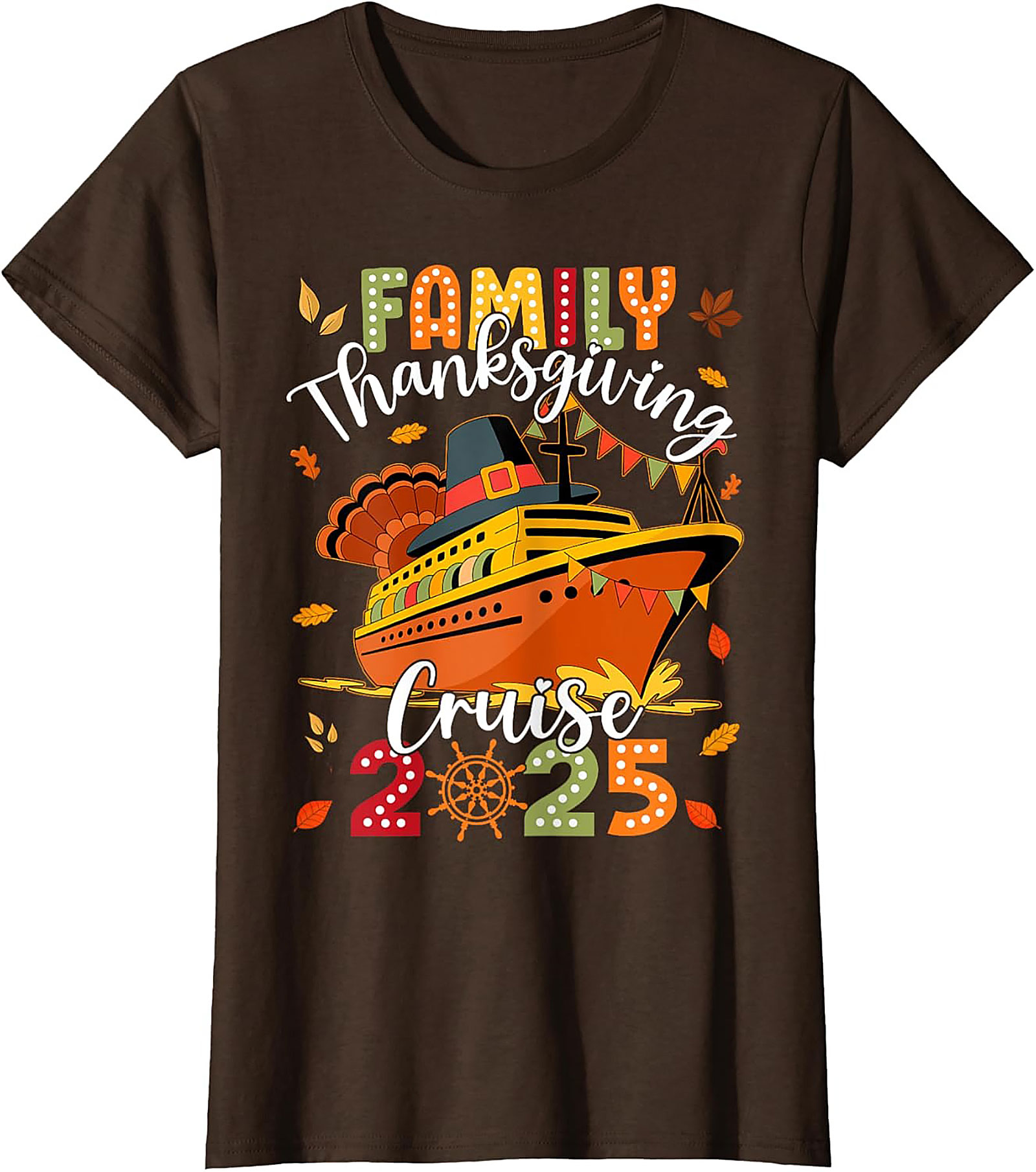 2025 Thanksgiving Cruise T-Shirt | Family Graphic Tee