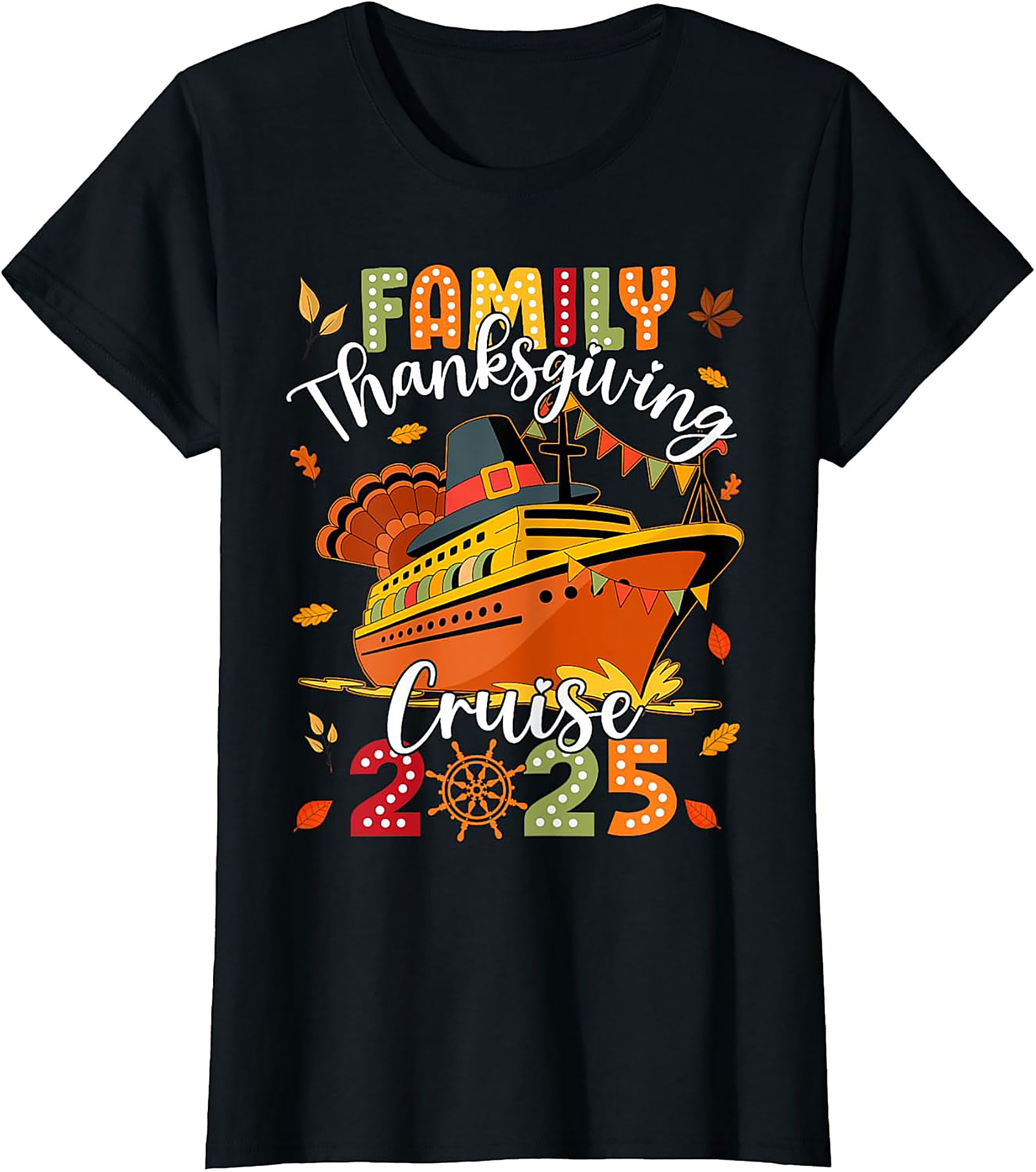 2025 Thanksgiving Cruise T-Shirt | Family Graphic Tee