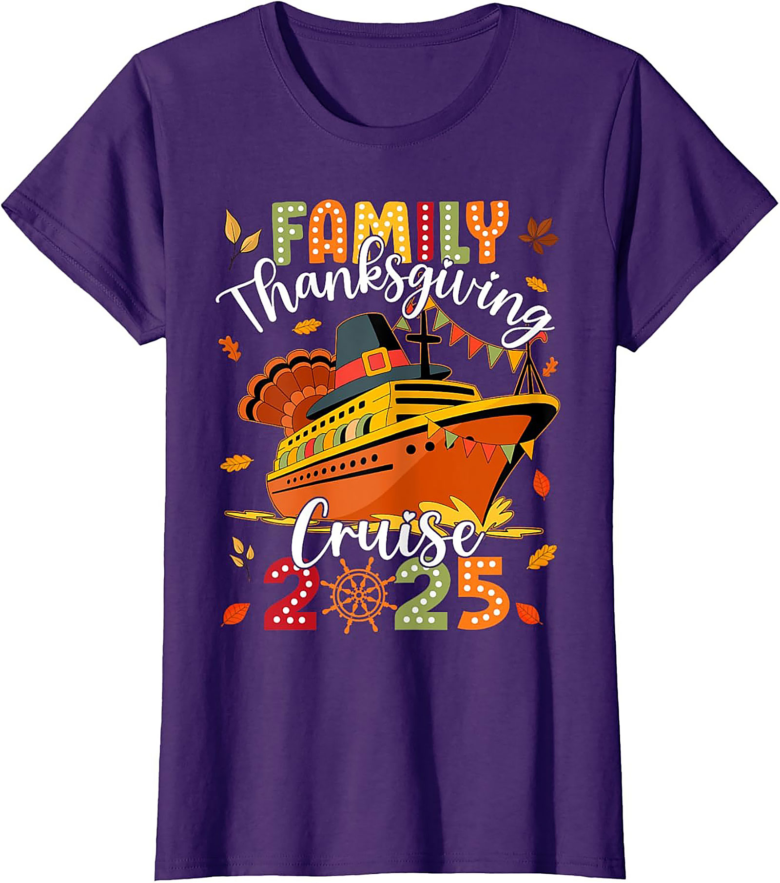 2025 Thanksgiving Cruise T-Shirt | Family Graphic Tee
