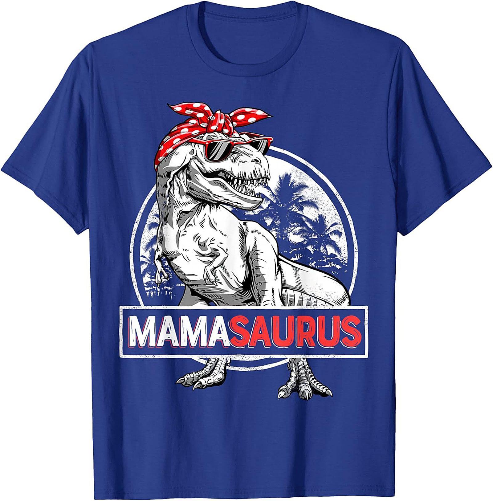  Funny Mama Saurus T-Shirt Dinosaur Mom Graphic Tee