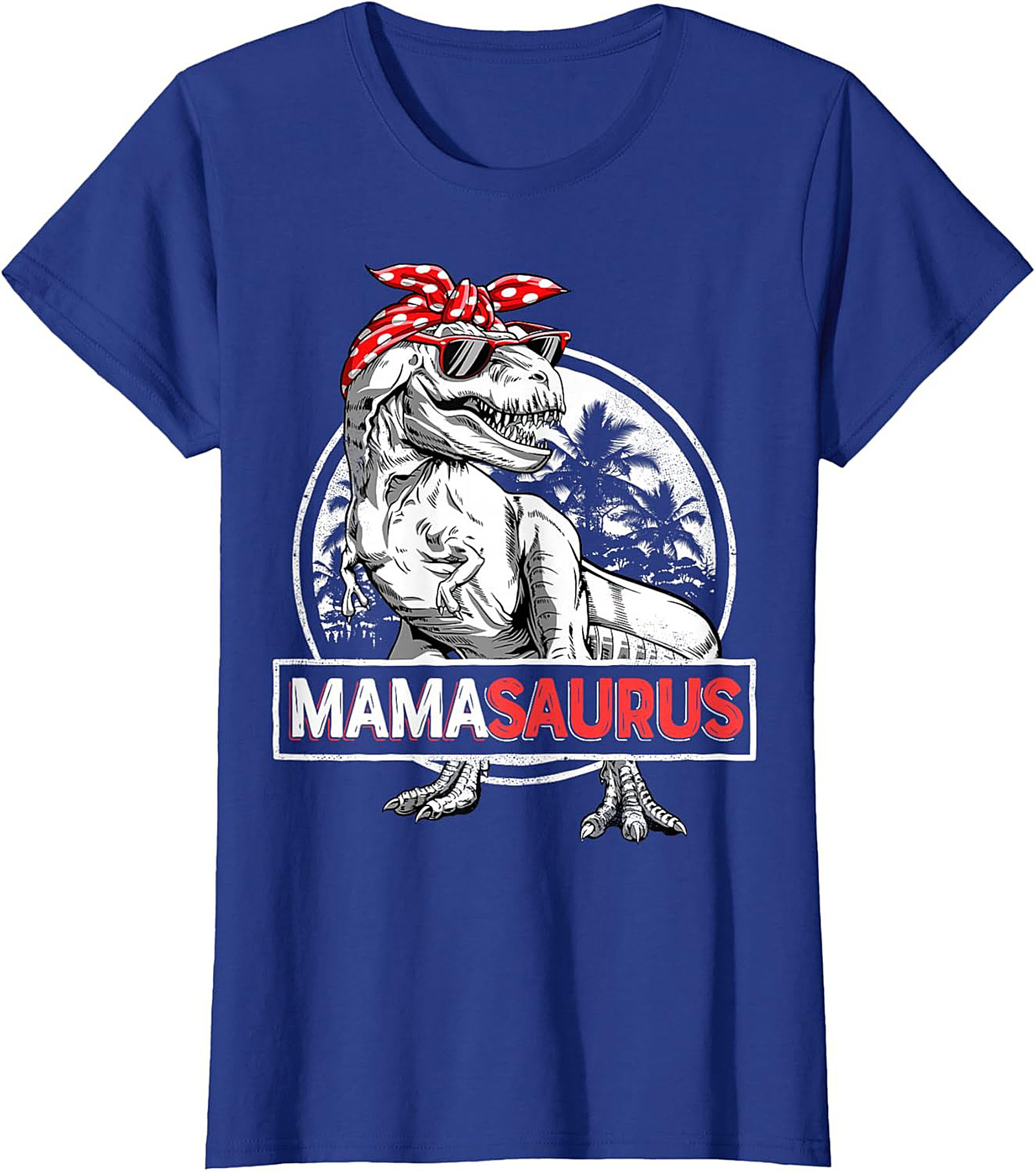  Funny Mama Saurus T-Shirt Dinosaur Mom Graphic Tee