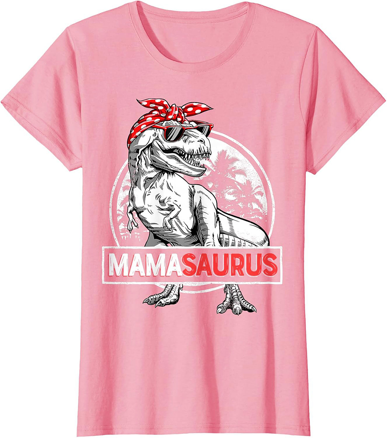  Funny Mama Saurus T-Shirt Dinosaur Mom Graphic Tee