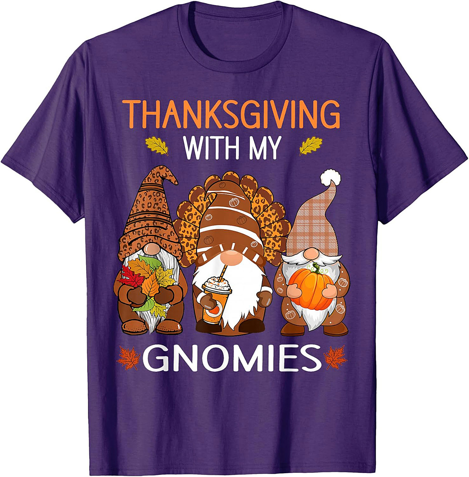 Funny Thanksgiving Gnomies T-shirt | Fall Gnome Tee