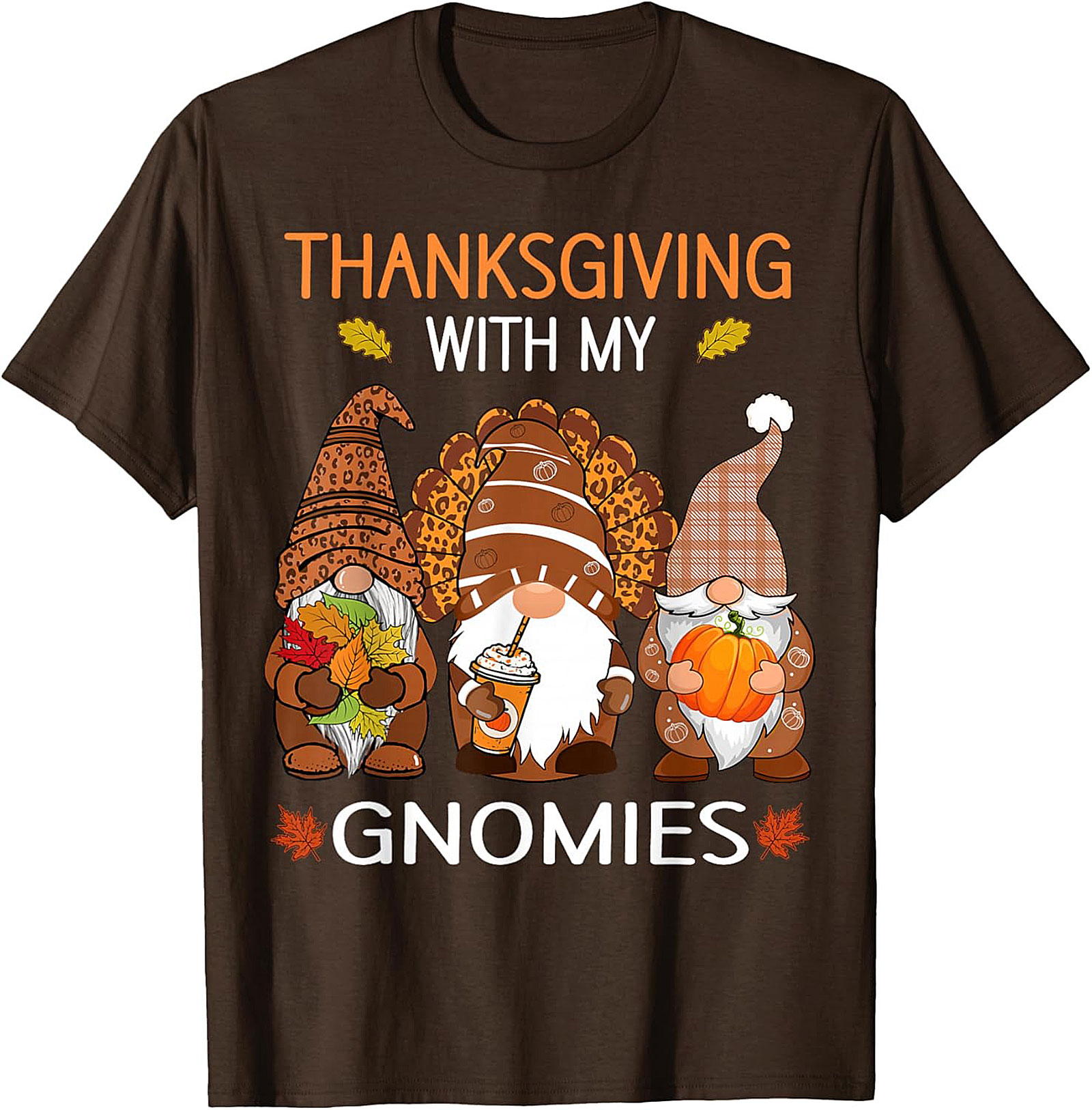 Funny Thanksgiving Gnomies T-shirt | Fall Gnome Tee