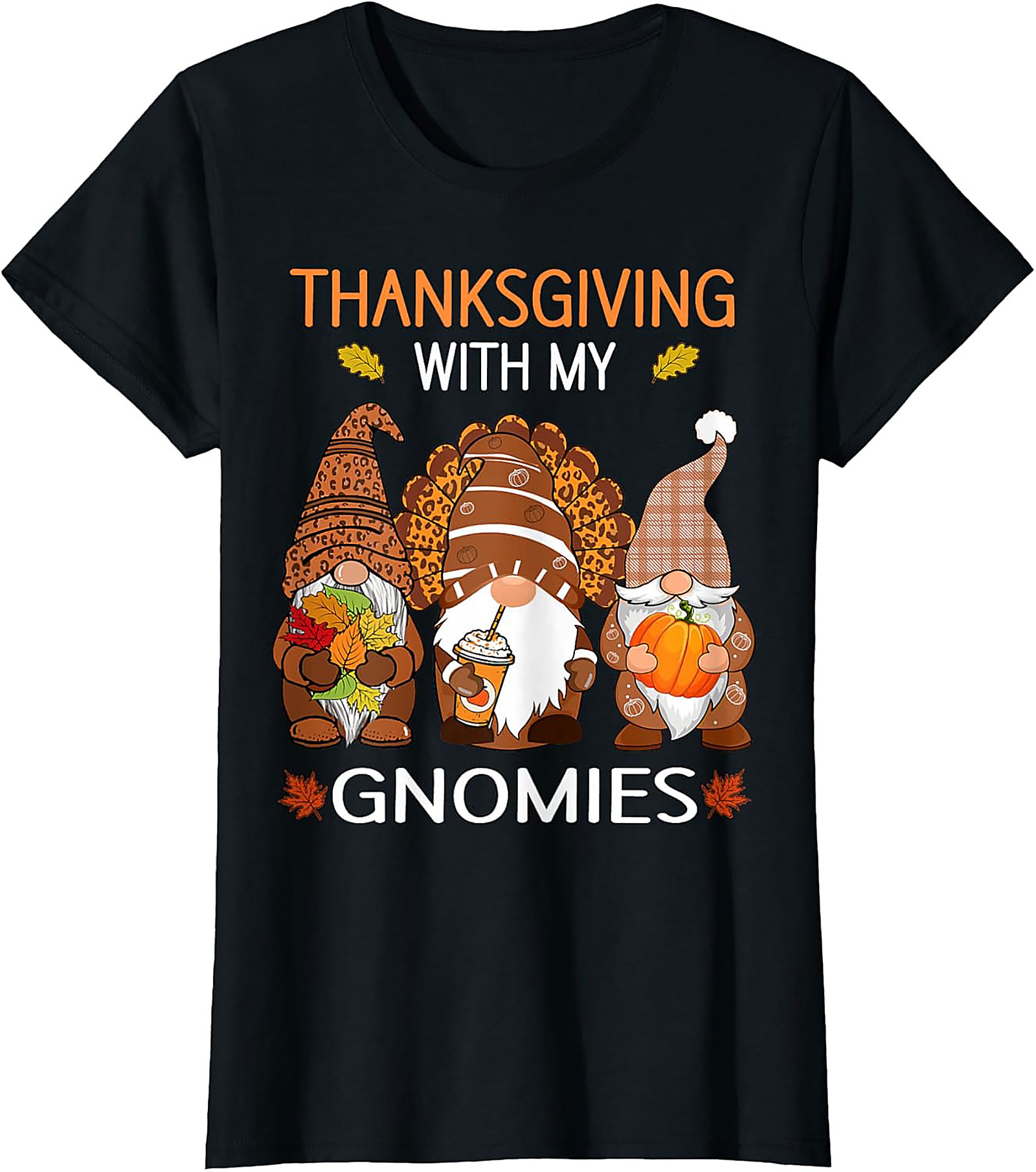 Funny Thanksgiving Gnomies T-shirt | Fall Gnome Tee