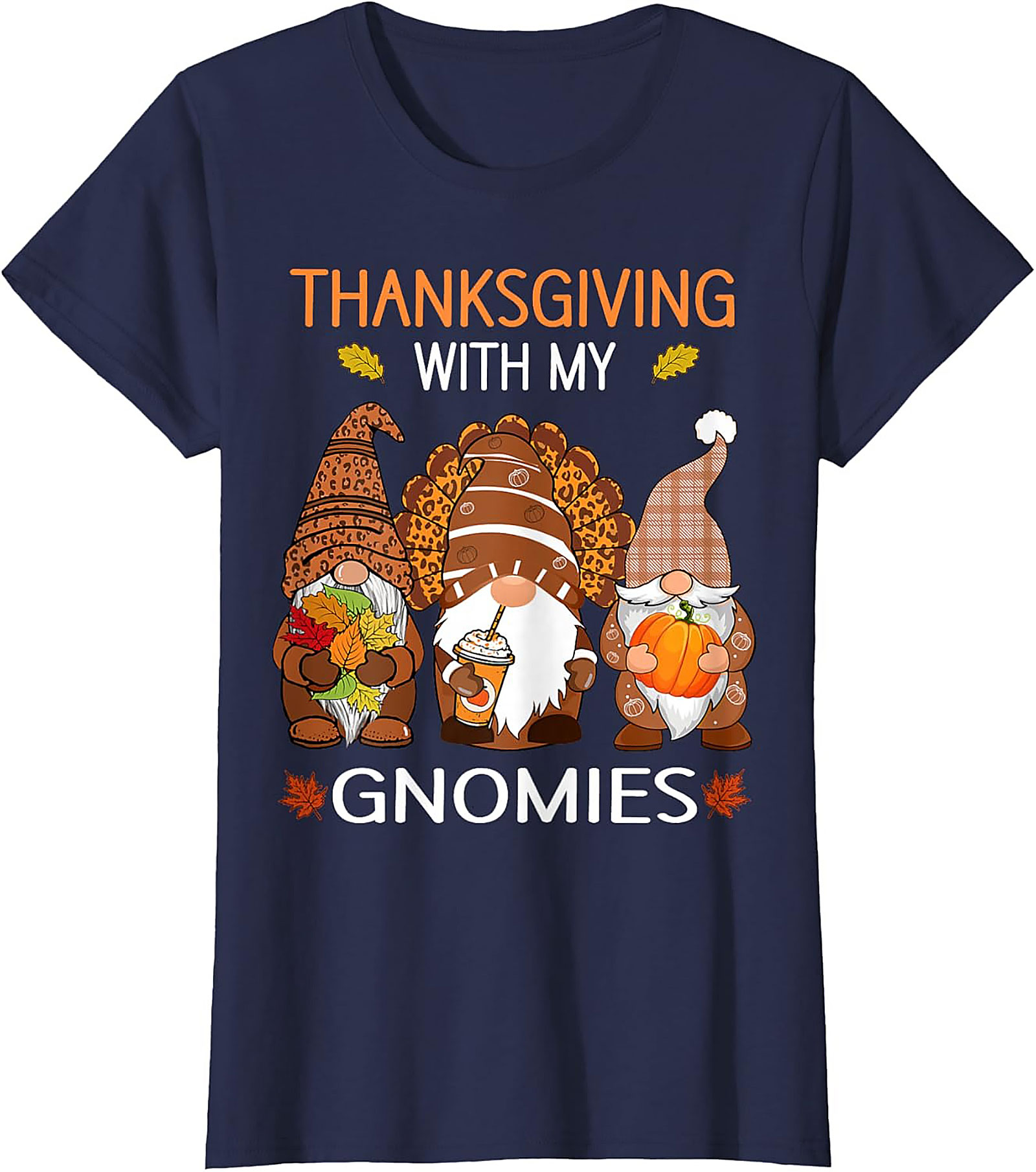 Funny Thanksgiving Gnomies T-shirt | Fall Gnome Tee