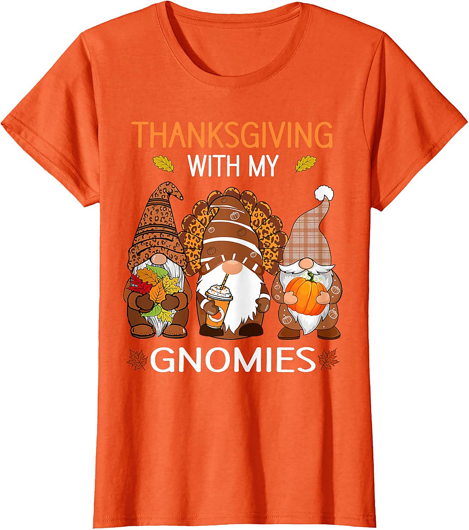 Funny Thanksgiving Gnomies T-shirt | Fall Gnome Tee