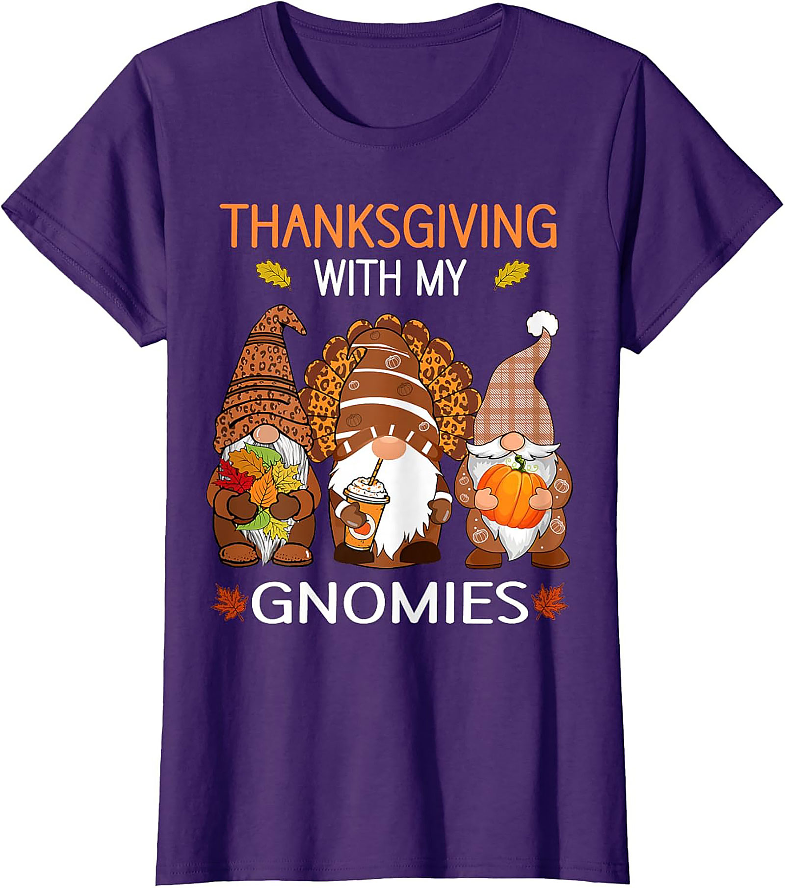 Funny Thanksgiving Gnomies T-shirt | Fall Gnome Tee