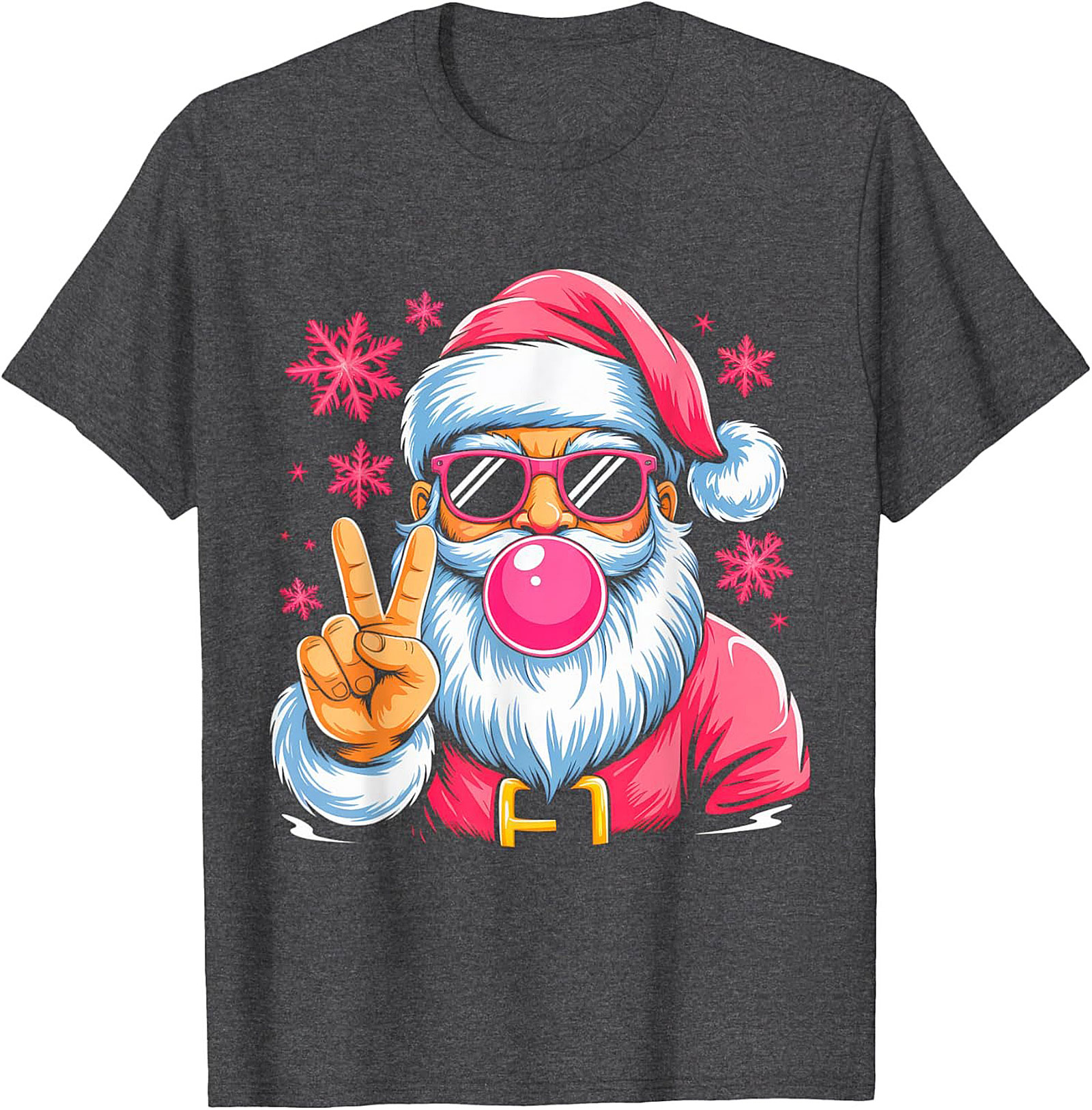Cool Santa T-Shirt Funny Christmas Graphic Tee & Gift