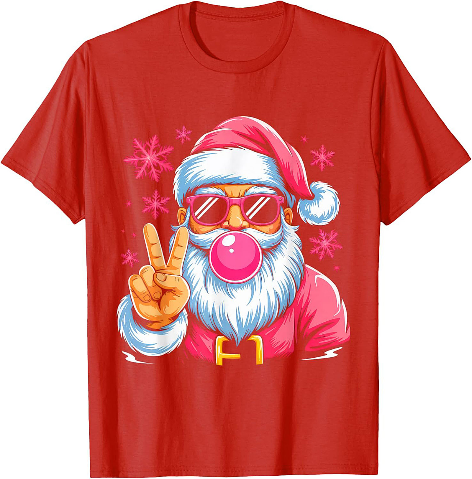 Cool Santa T-Shirt Funny Christmas Graphic Tee & Gift