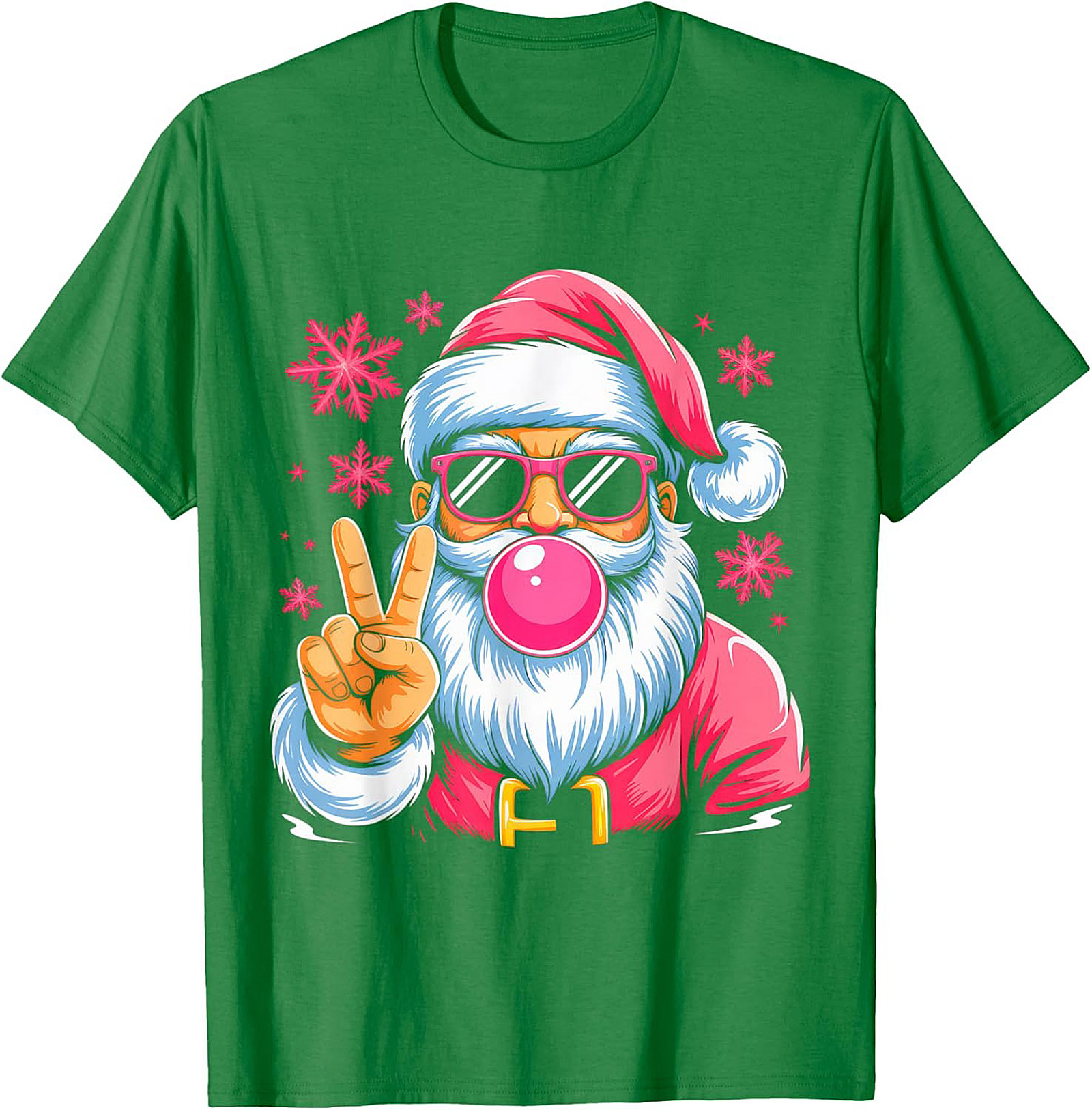 Cool Santa T-Shirt Funny Christmas Graphic Tee & Gift