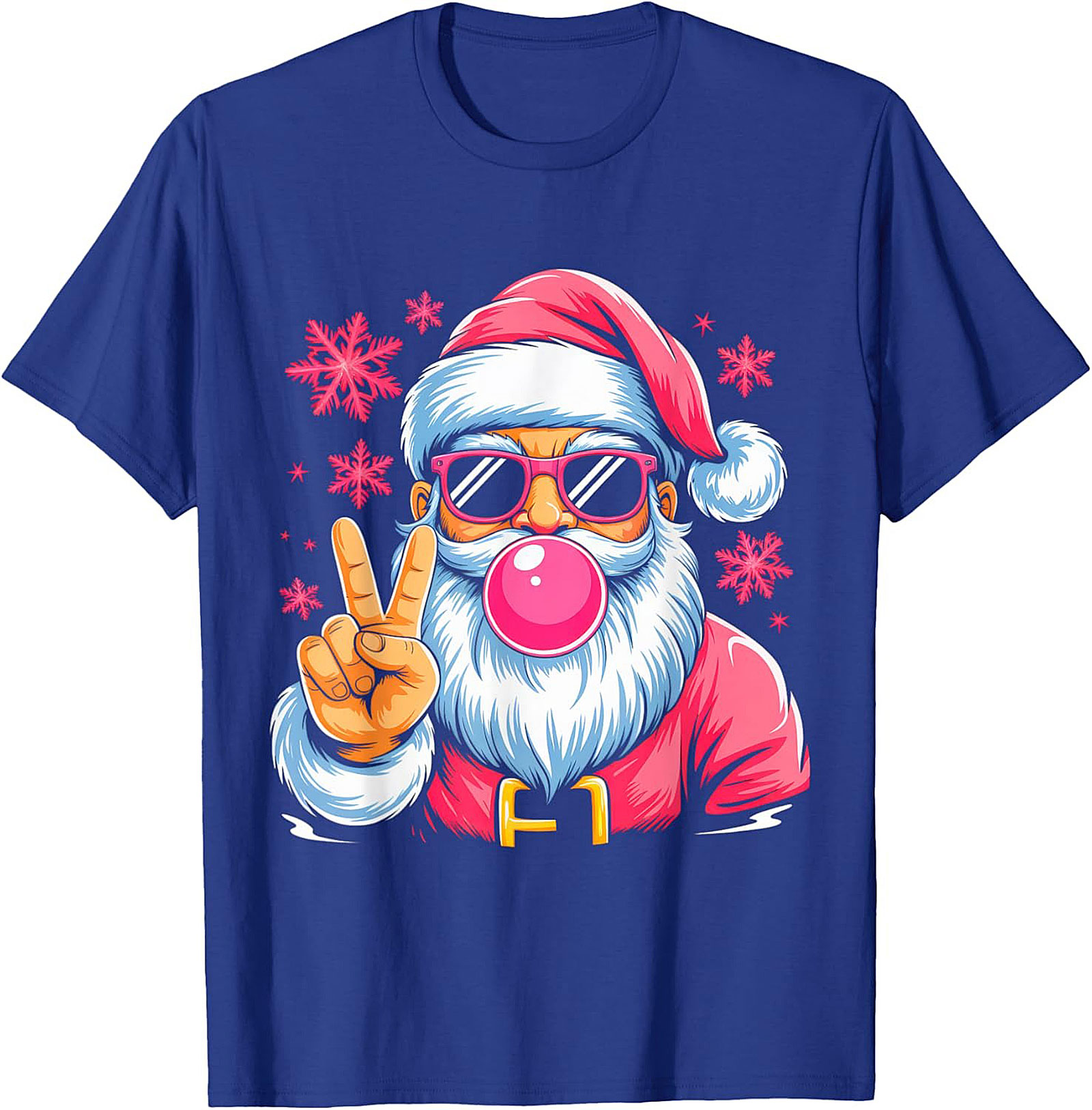 Cool Santa T-Shirt Funny Christmas Graphic Tee & Gift