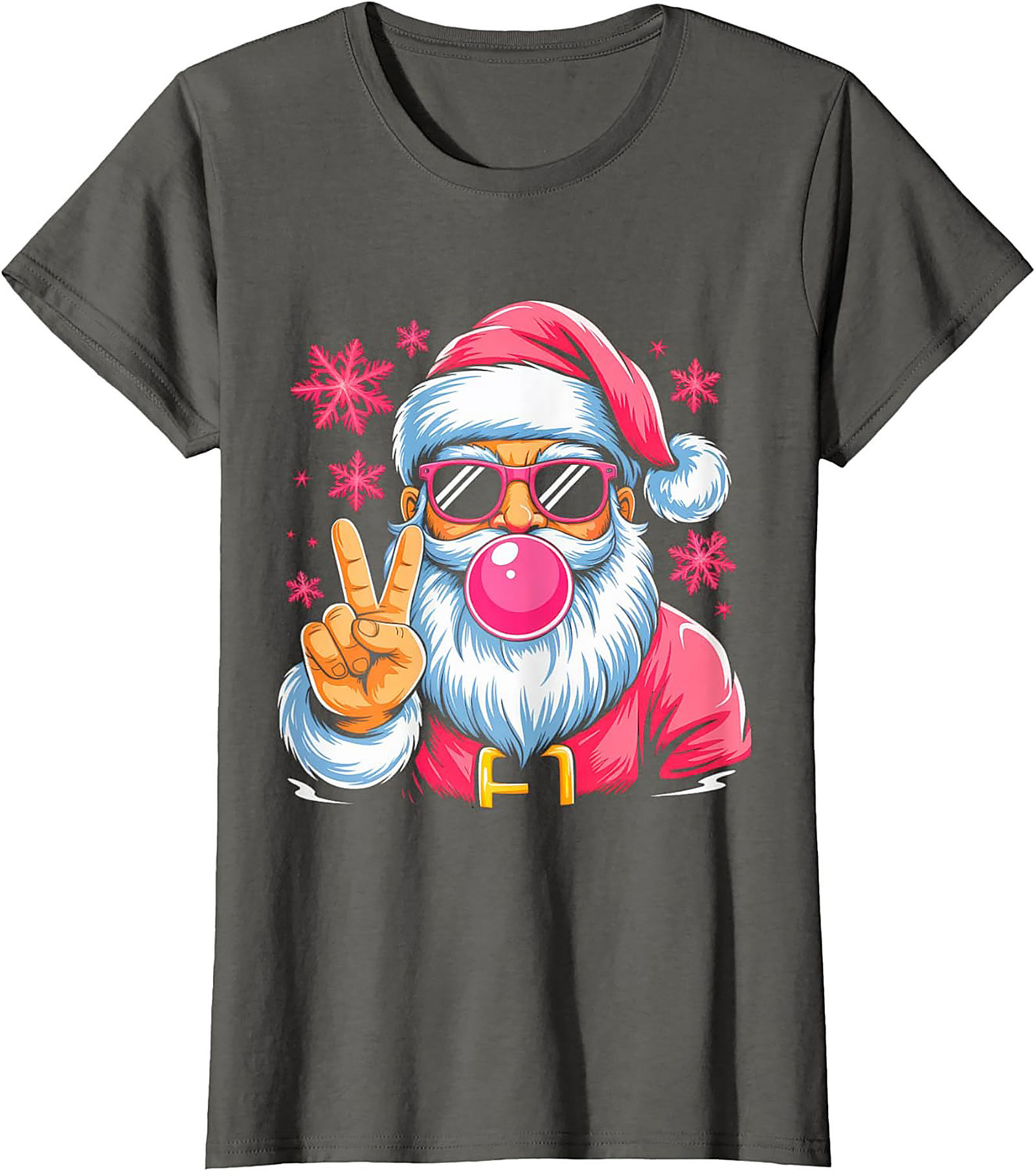 Cool Santa T-Shirt Funny Christmas Graphic Tee & Gift