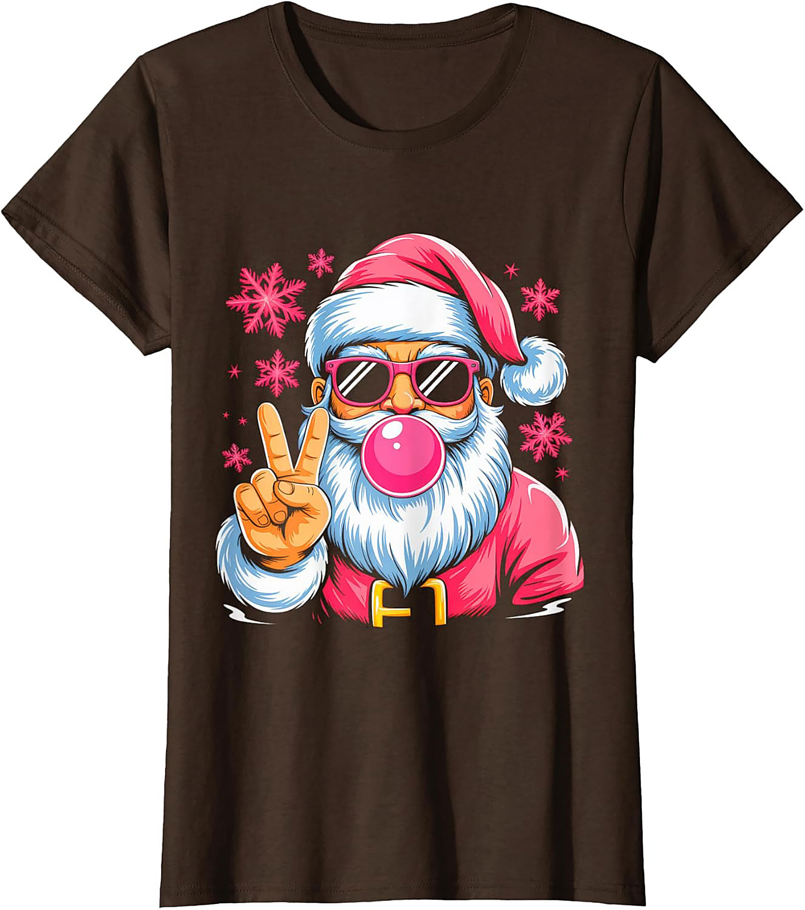 Cool Santa T-Shirt Funny Christmas Graphic Tee & Gift