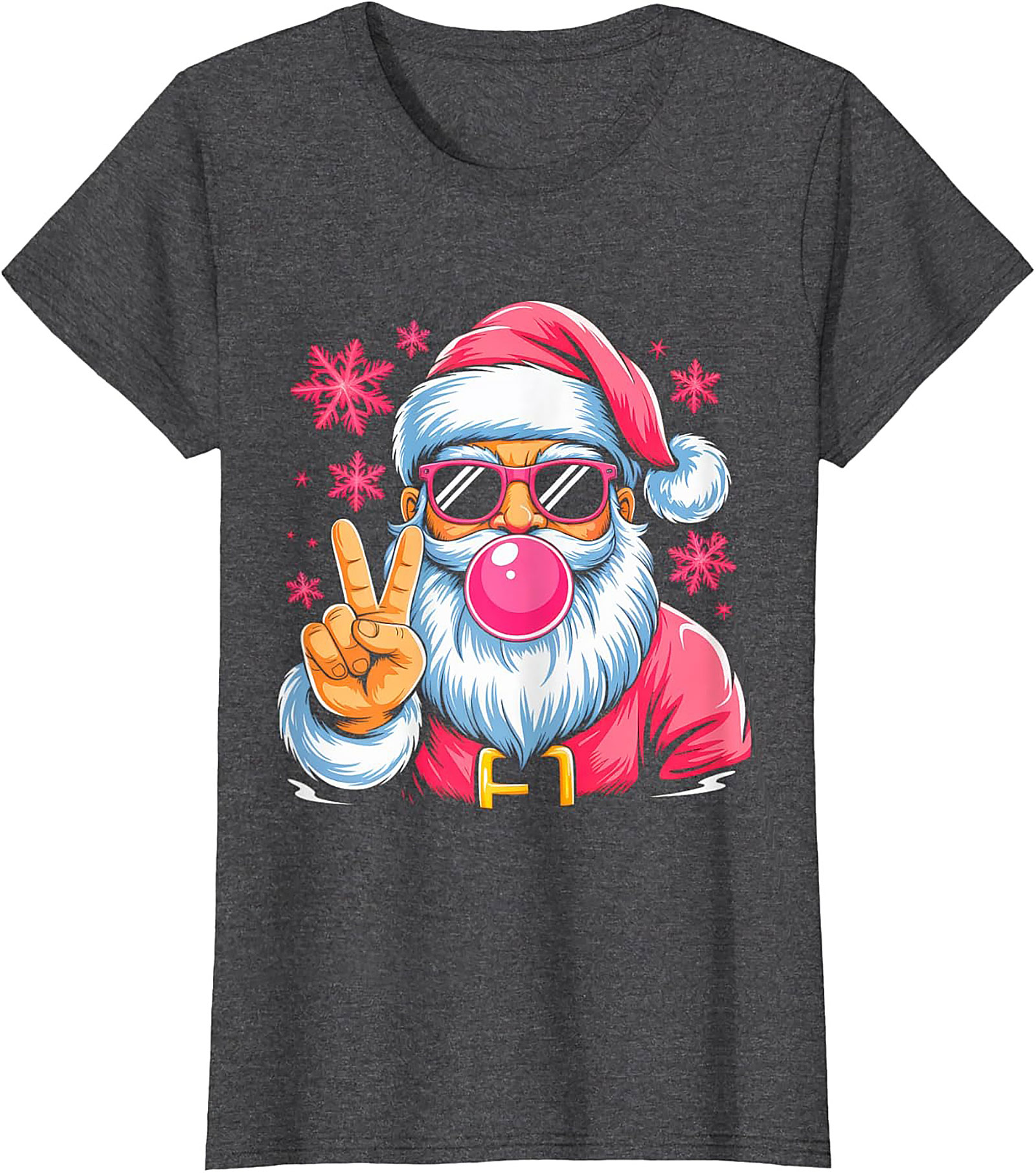 Cool Santa T-Shirt Funny Christmas Graphic Tee & Gift